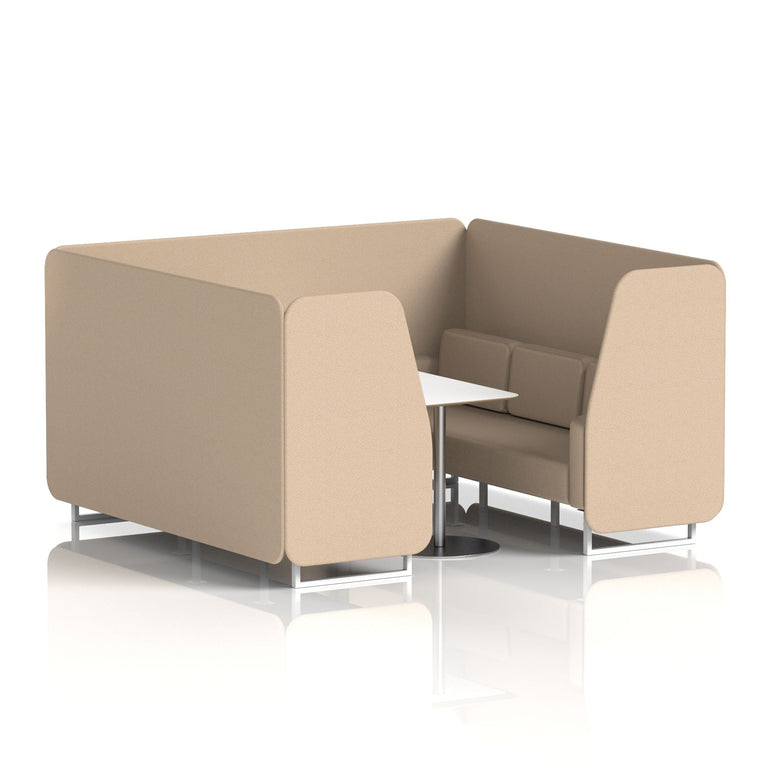 Brixworth Booth With White Table In Single Tone