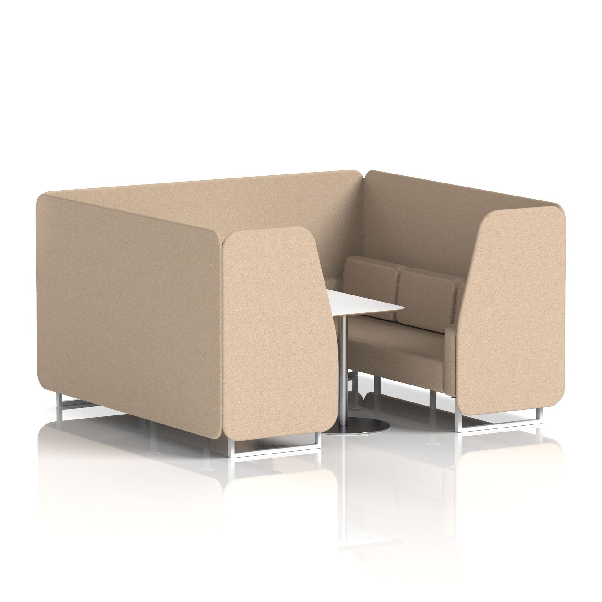 Brixworth Booth With White Table In Single Tone