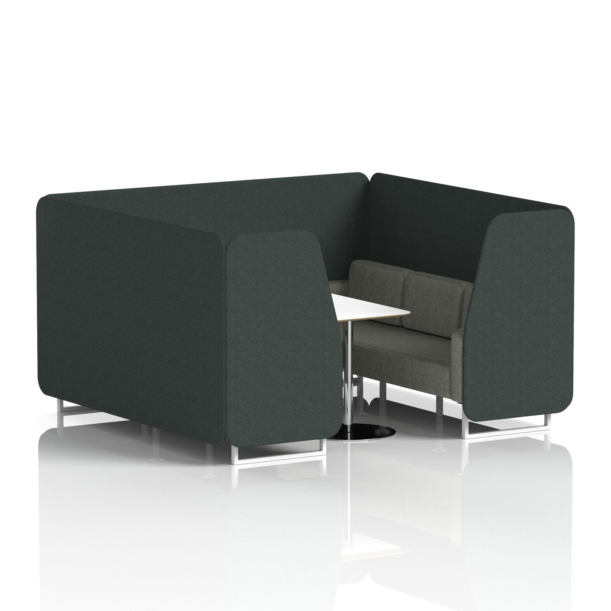 Brixworth Booth With White Table In Two Tone