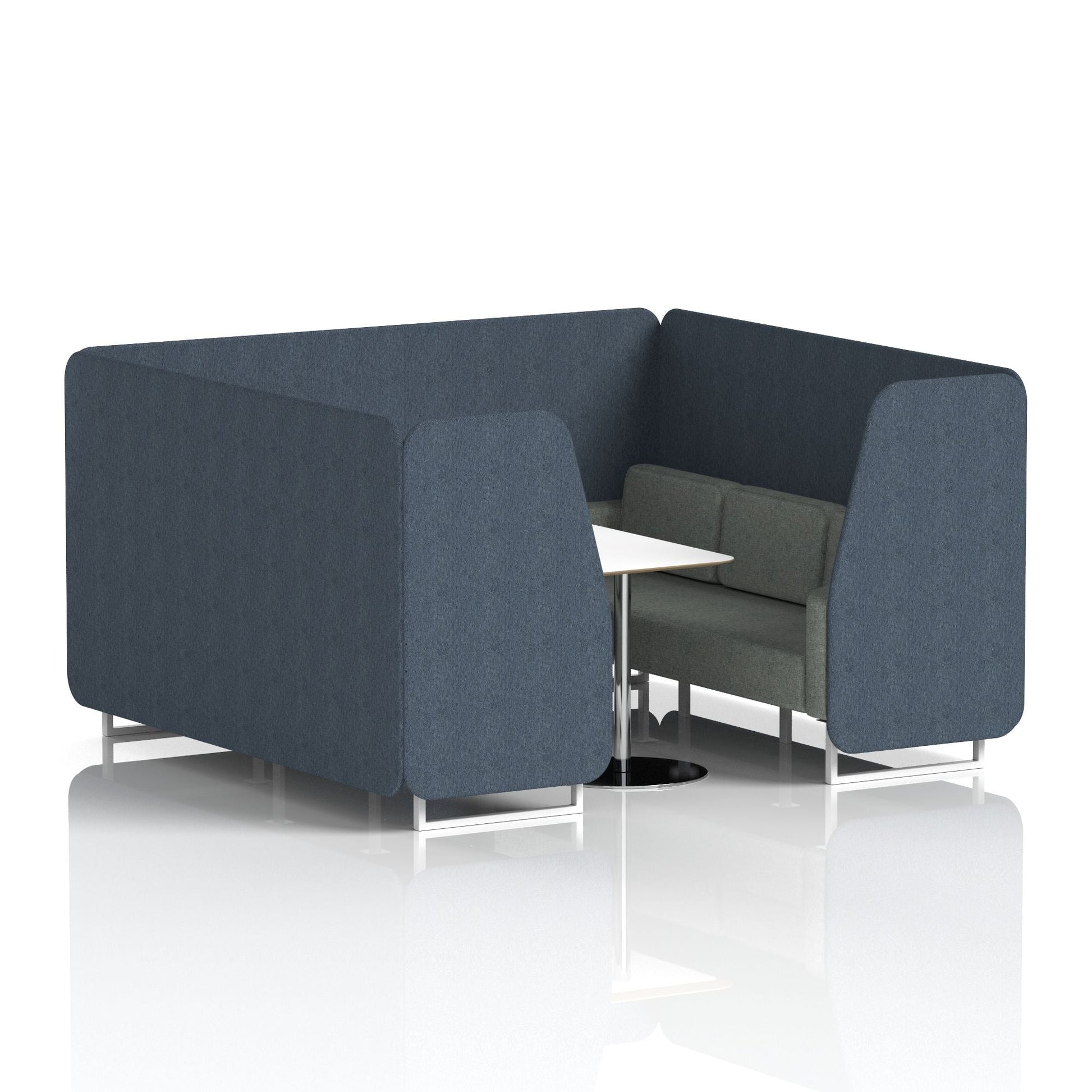 Brixworth Booth With White Table In Two Tone