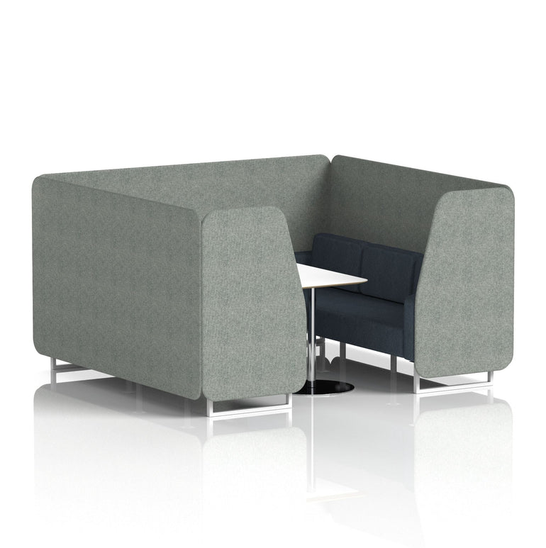 Brixworth Booth With White Table In Two Tone