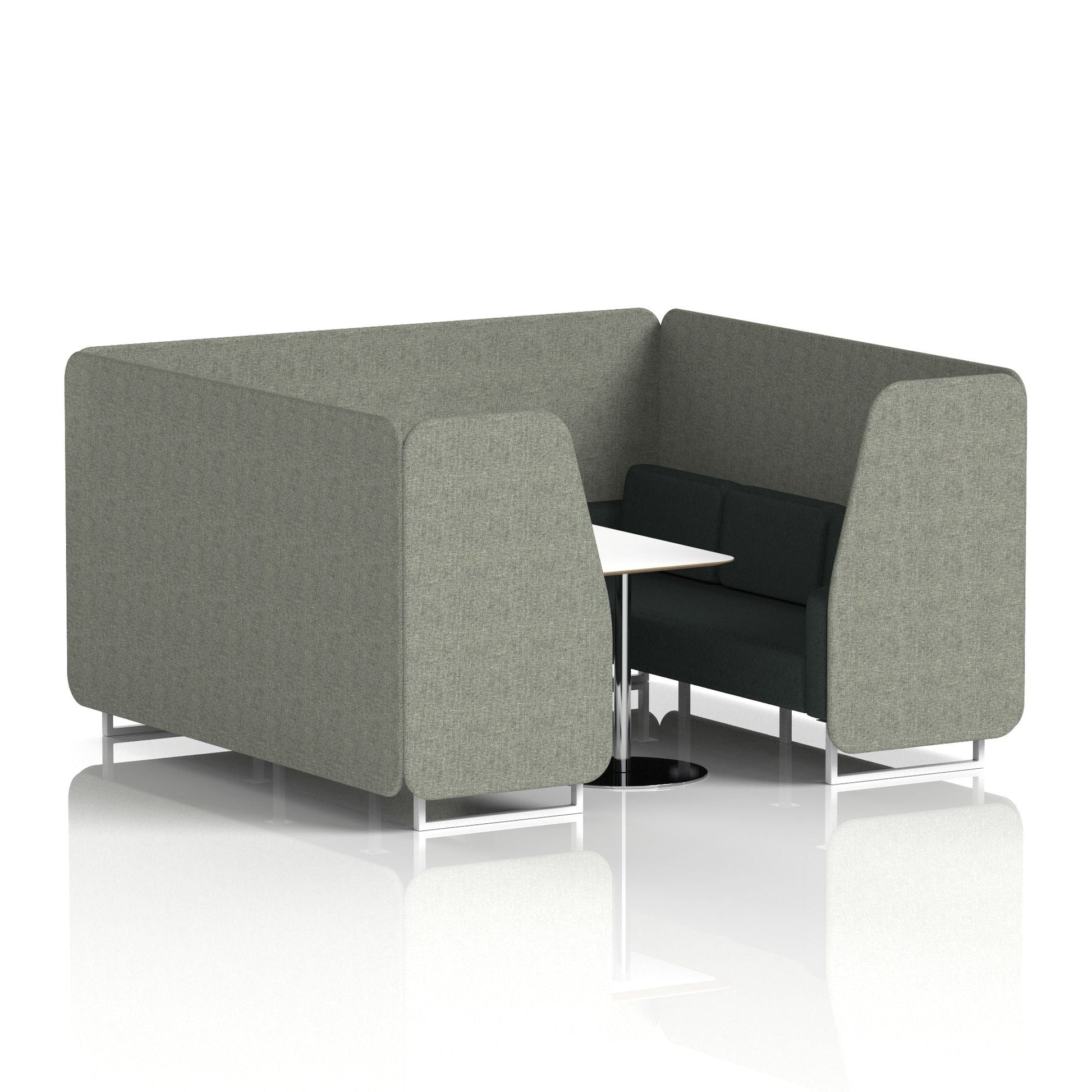 Brixworth Booth With White Table In Two Tone