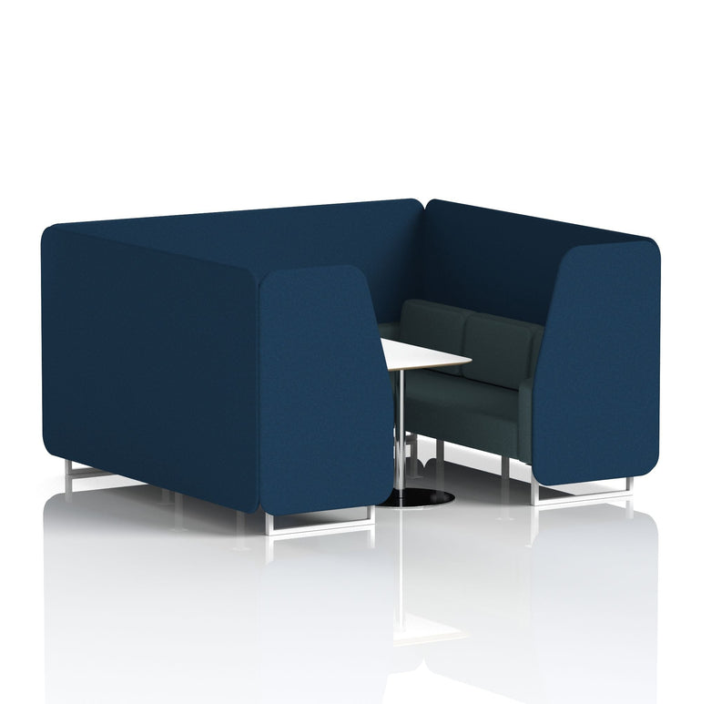 Brixworth Booth With White Table In Two Tone