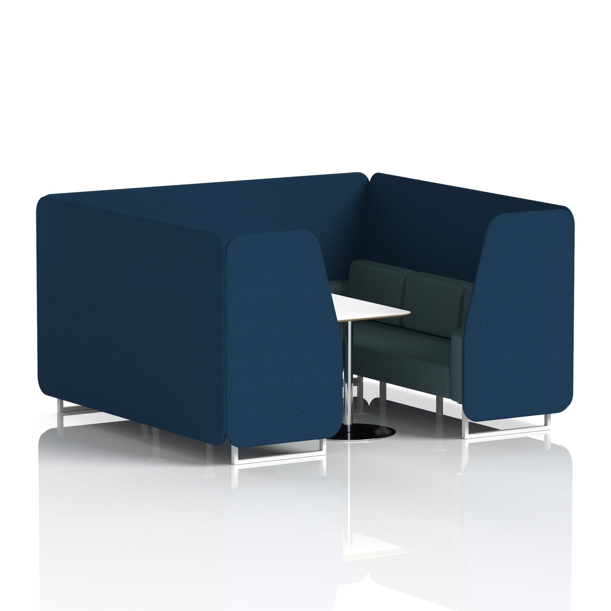 Brixworth Booth With White Table In Two Tone