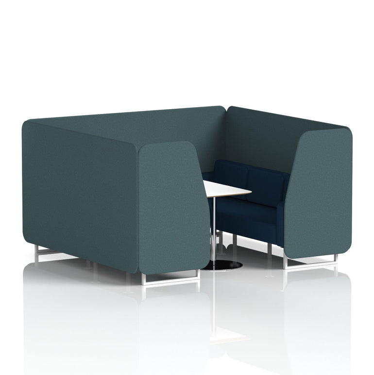 Brixworth Booth With White Table In Two Tone