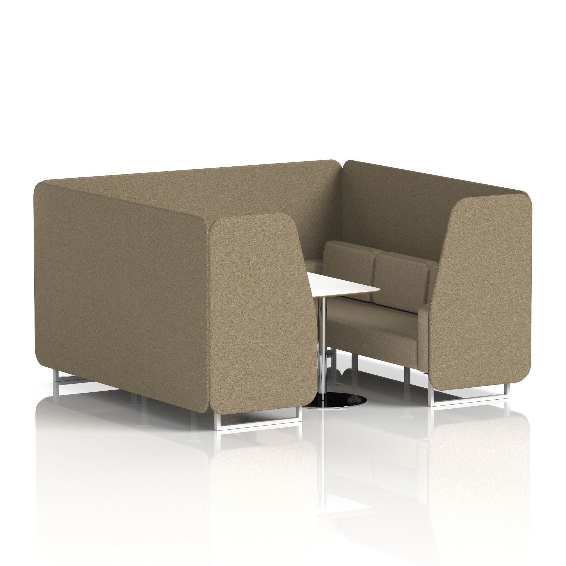 Brixworth Booth With White Table In Two Tone