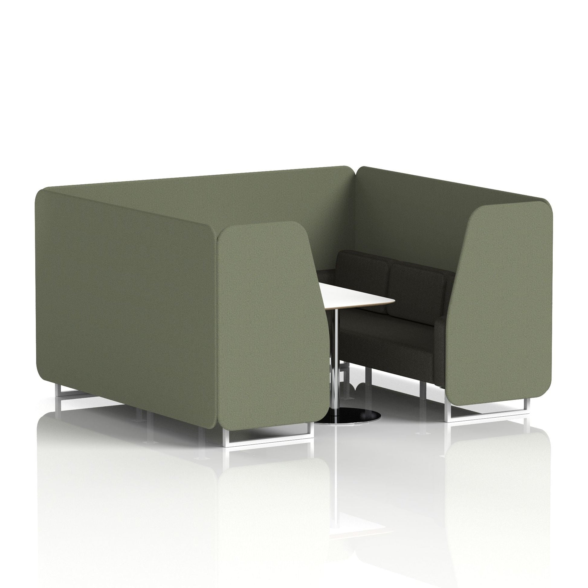 Brixworth Booth With White Table In Two Tone