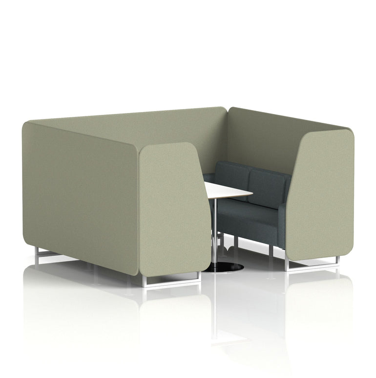 Brixworth Booth With White Table In Two Tone