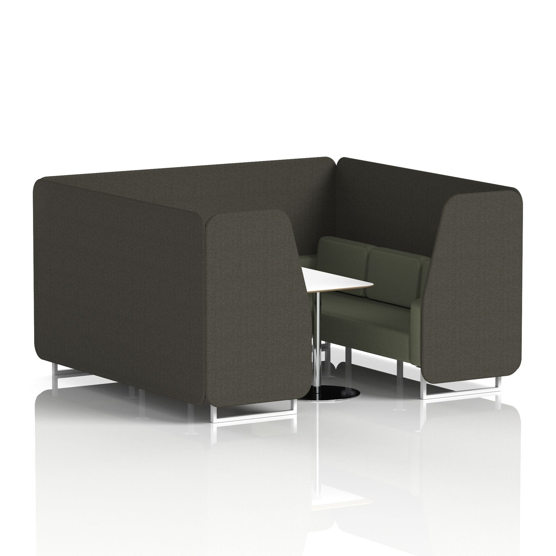 Brixworth Booth With White Table In Two Tone