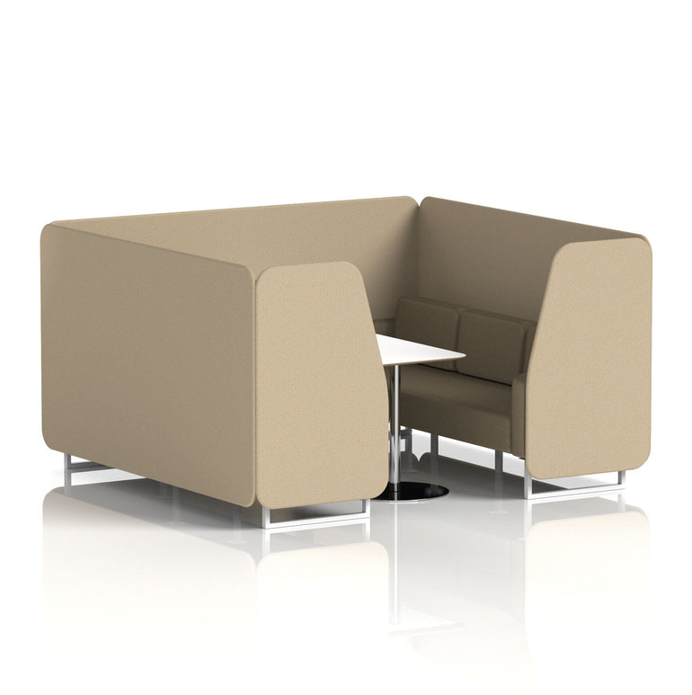 Brixworth Booth With White Table In Two Tone
