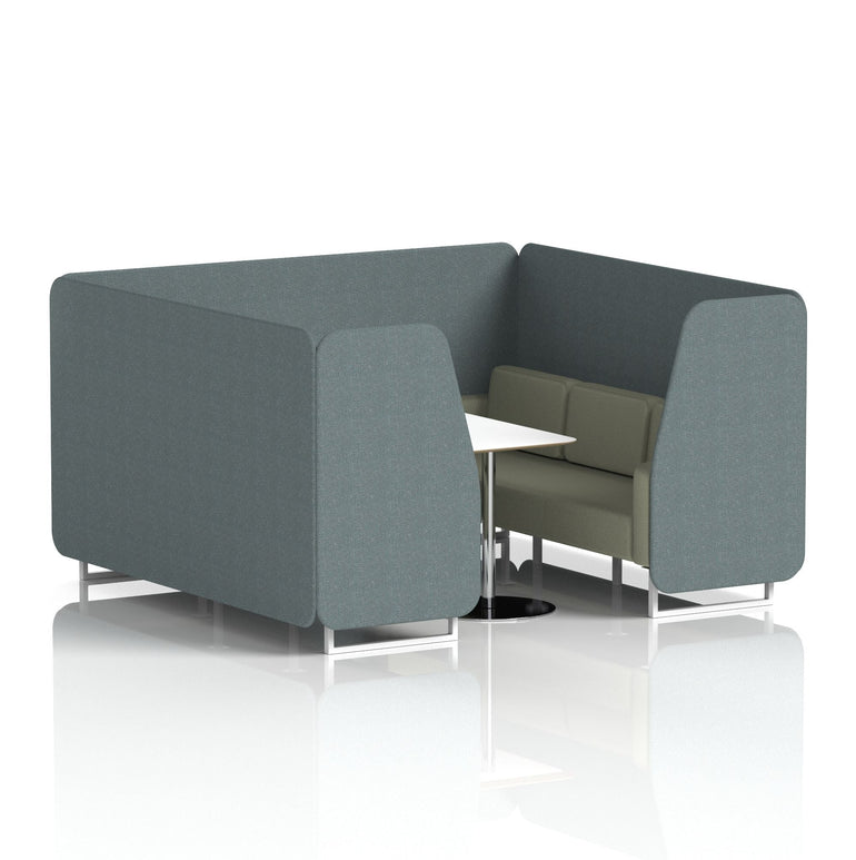 Brixworth Booth With White Table In Two Tone