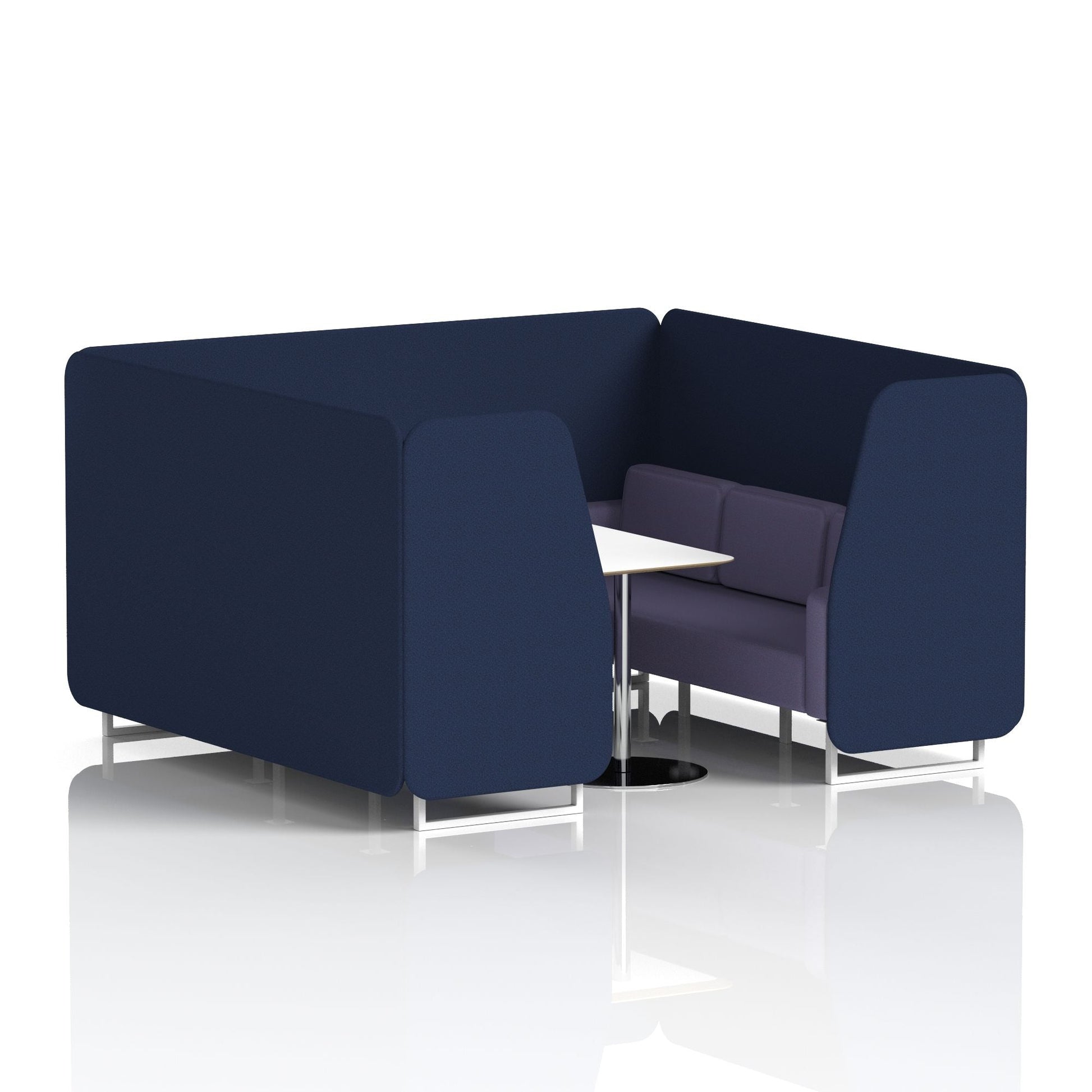 Brixworth Booth With White Table In Two Tone