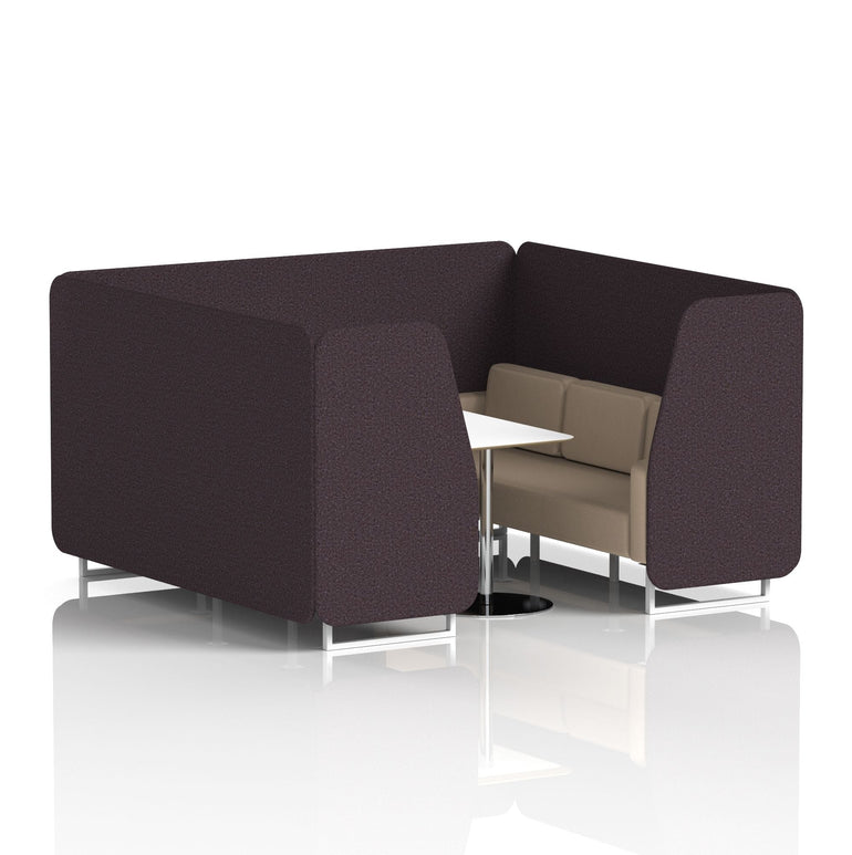 Brixworth Booth With White Table In Two Tone