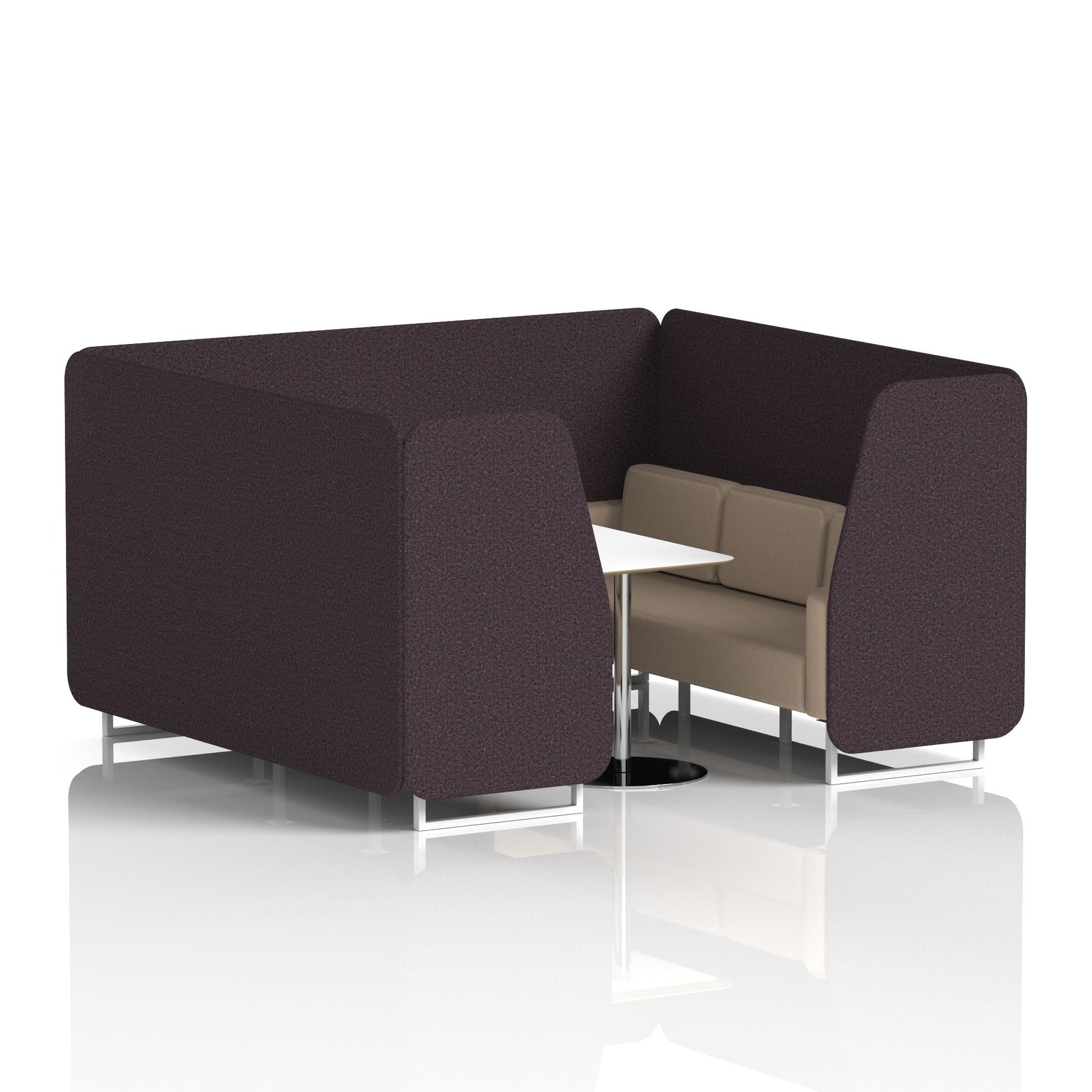 Brixworth Booth With White Table In Two Tone