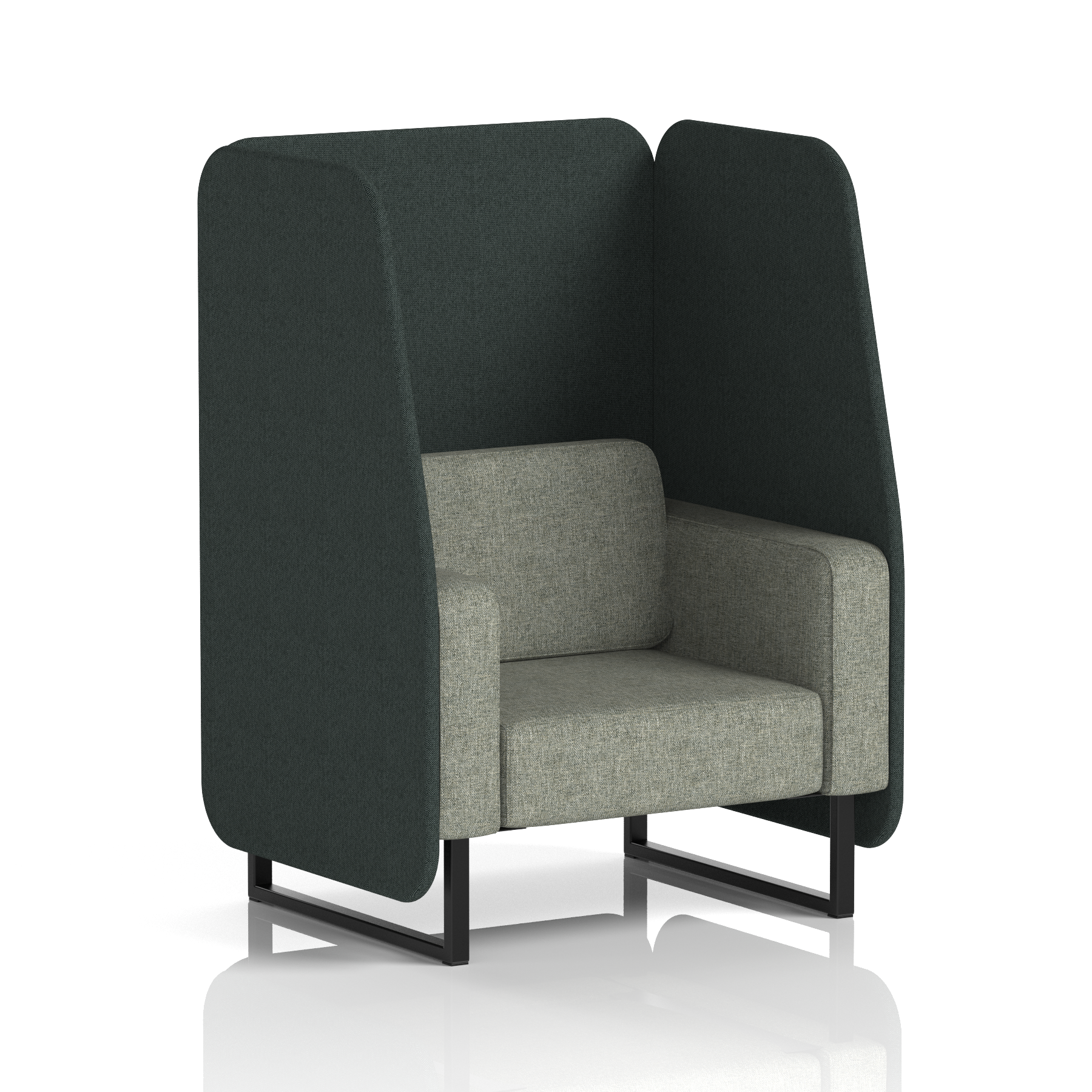 Brixworth Open Booth in Two Tone
