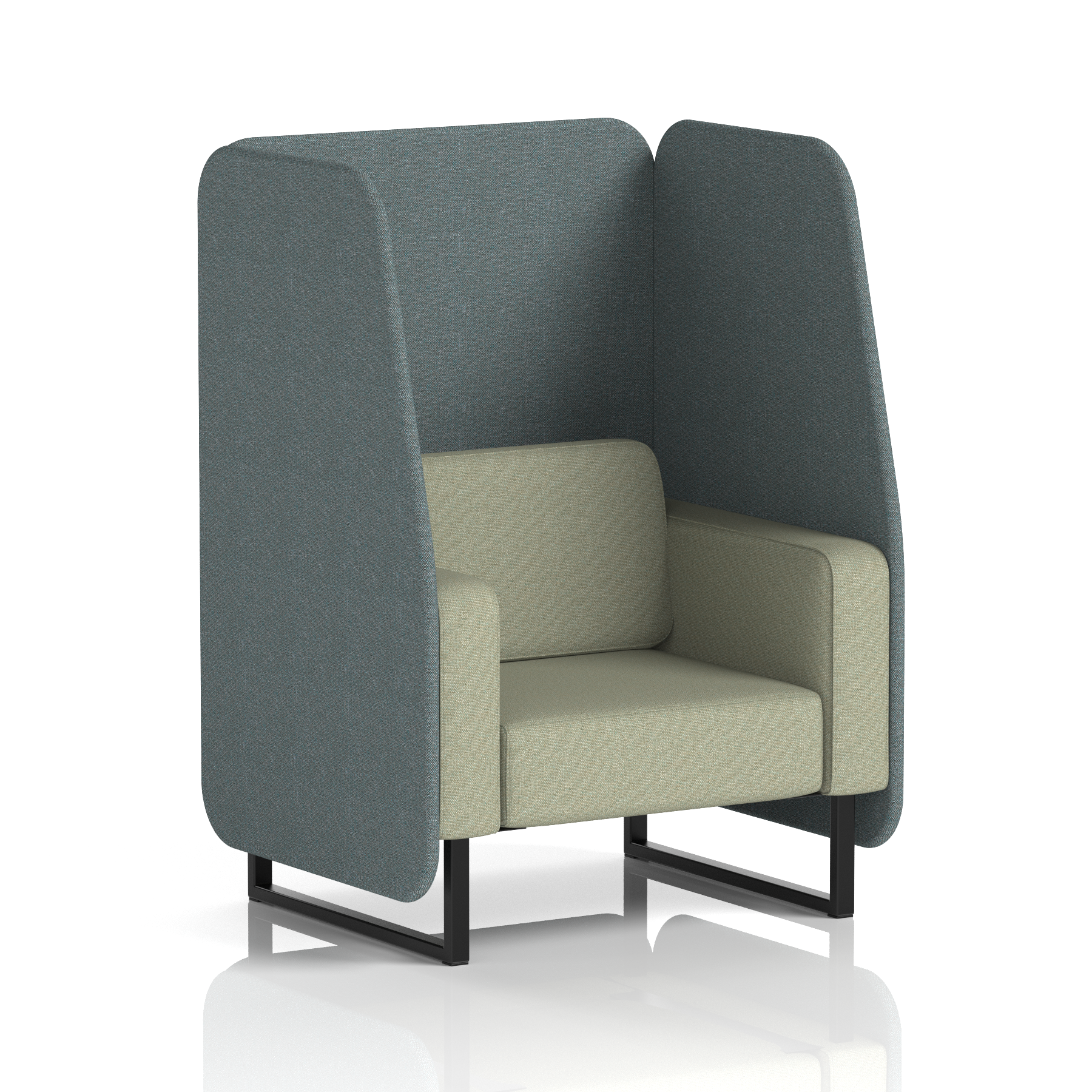 Brixworth Open Booth in Two Tone