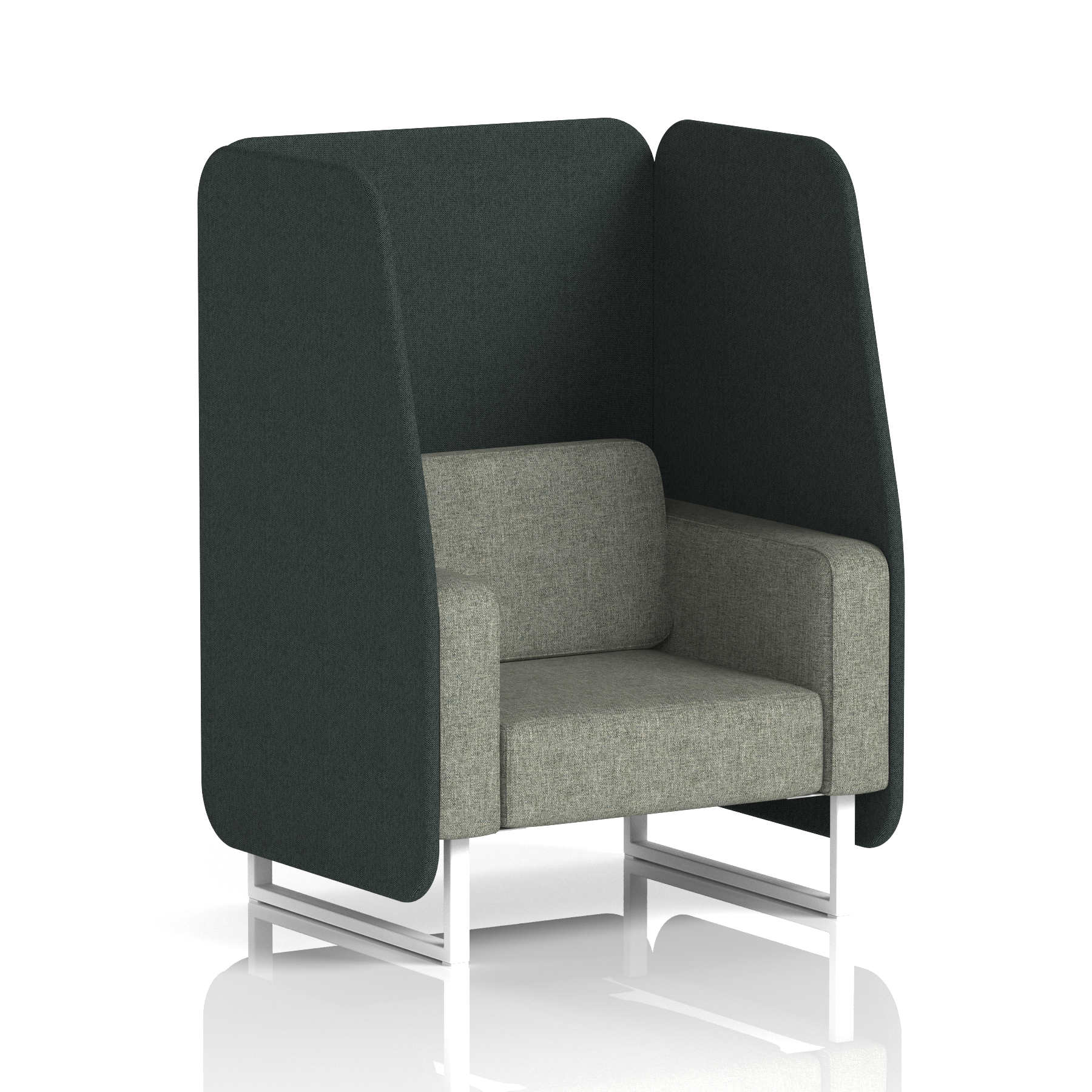 Brixworth Open Booth in Two Tone