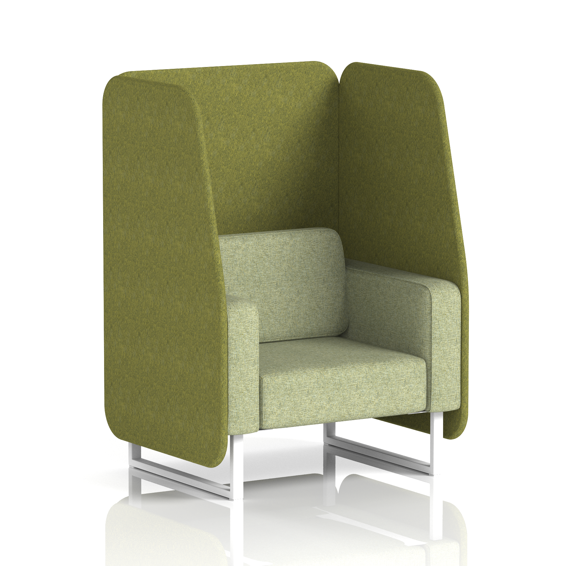 Brixworth Open Booth in Two Tone