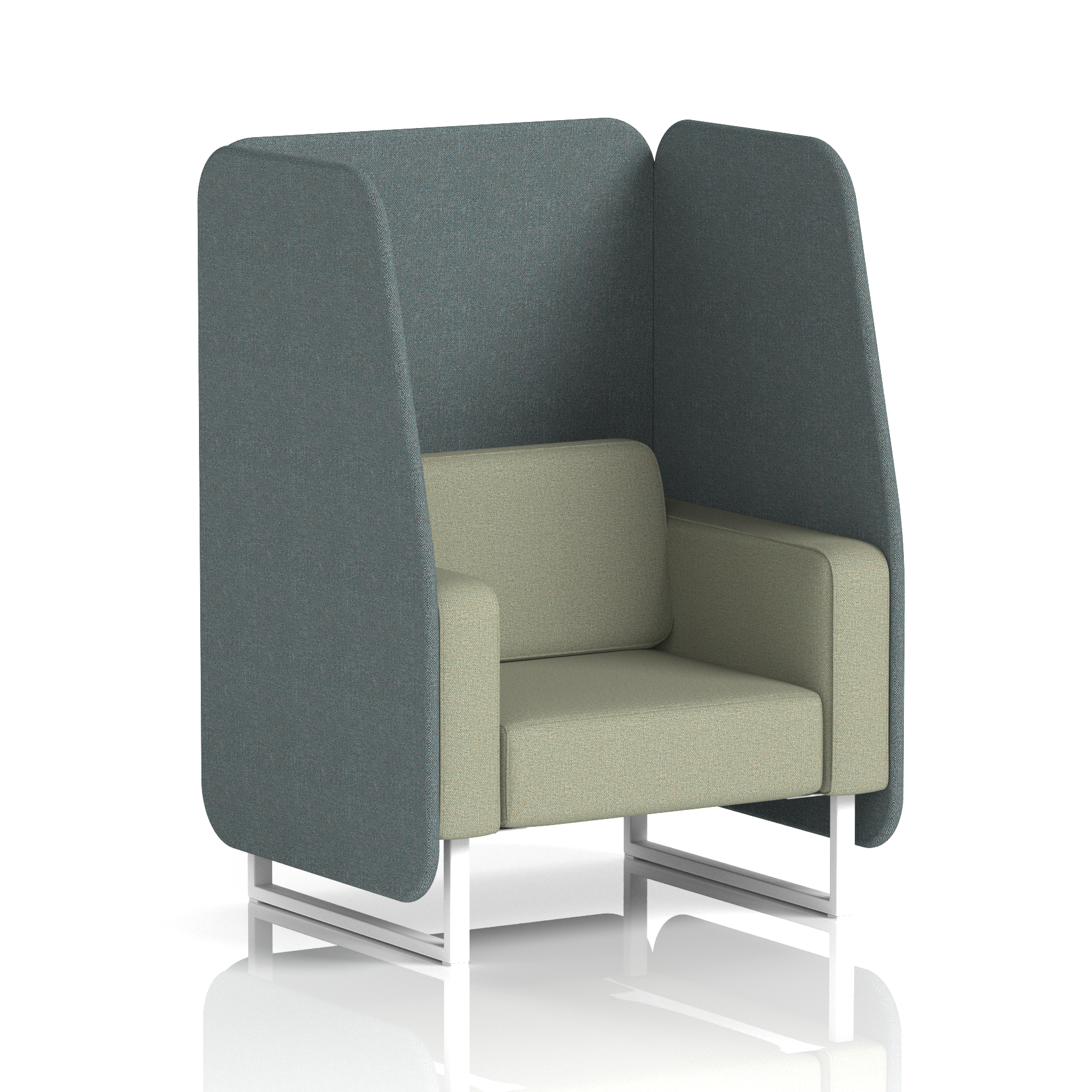 Brixworth Open Booth in Two Tone