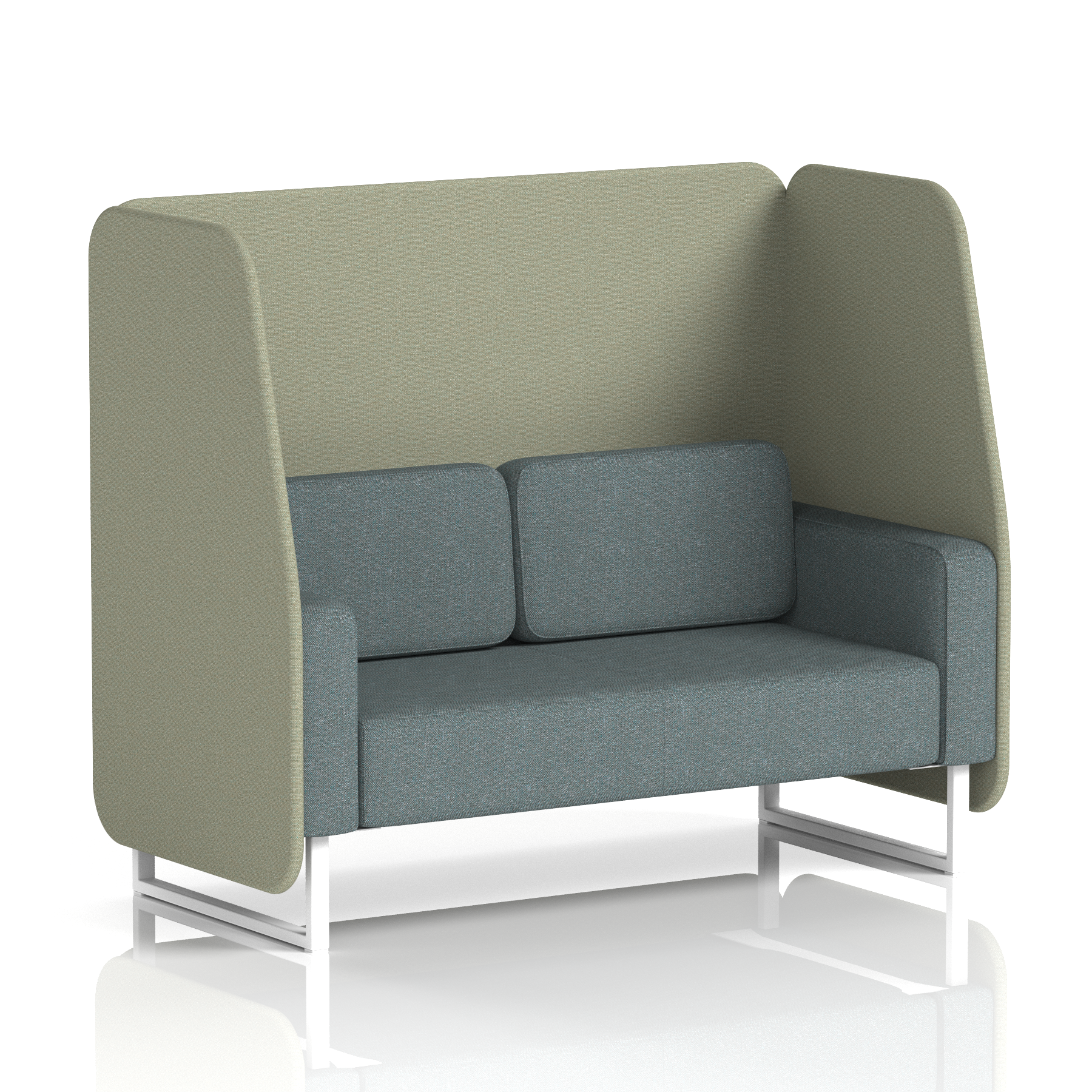 Brixworth Open Booth in Two Tone