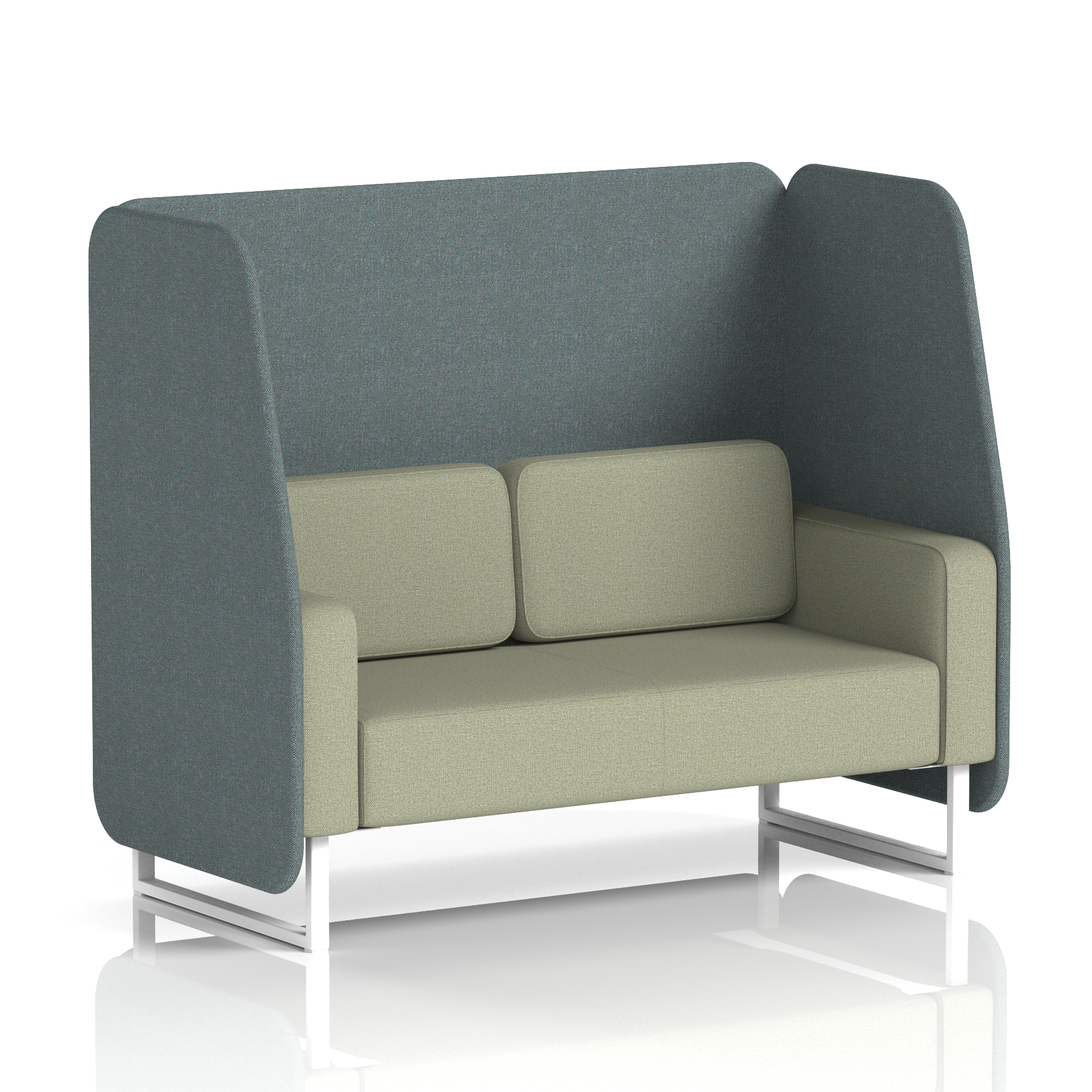 Brixworth Open Booth in Two Tone