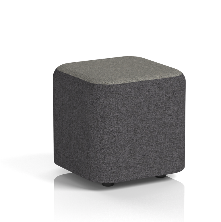 Harlestone Square Stool in Two Tone