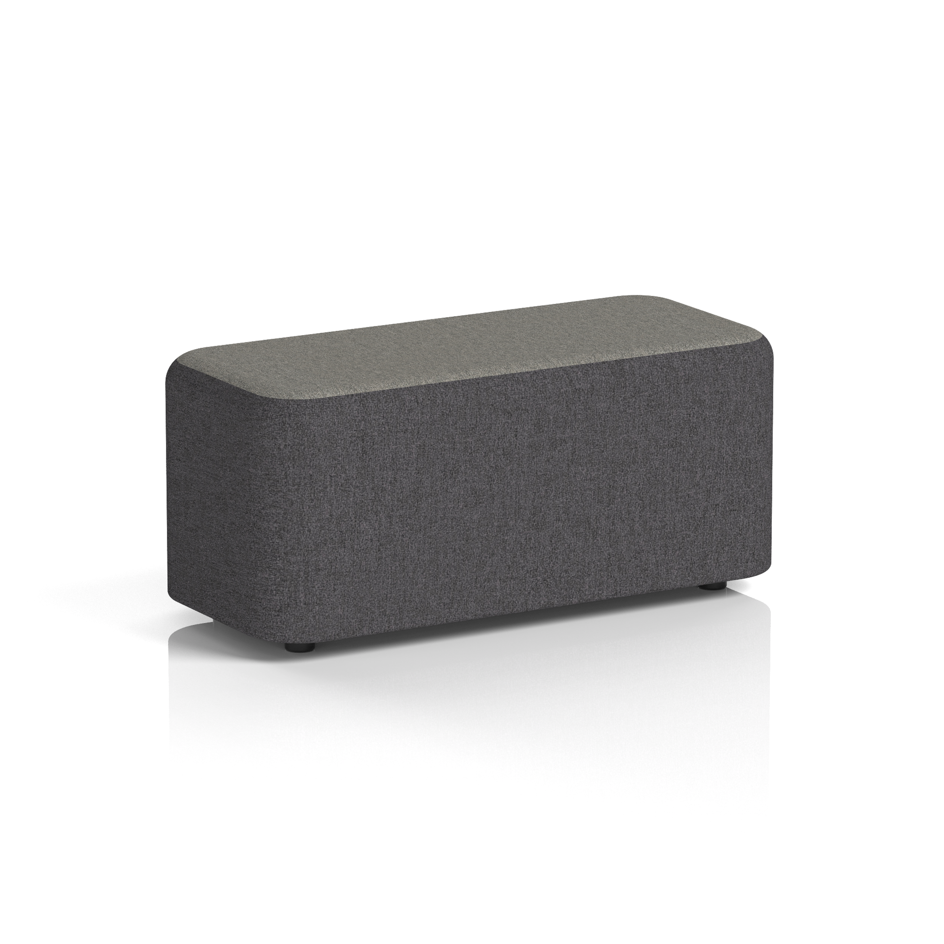 Harlestone Rectangular Stool in Two Tone