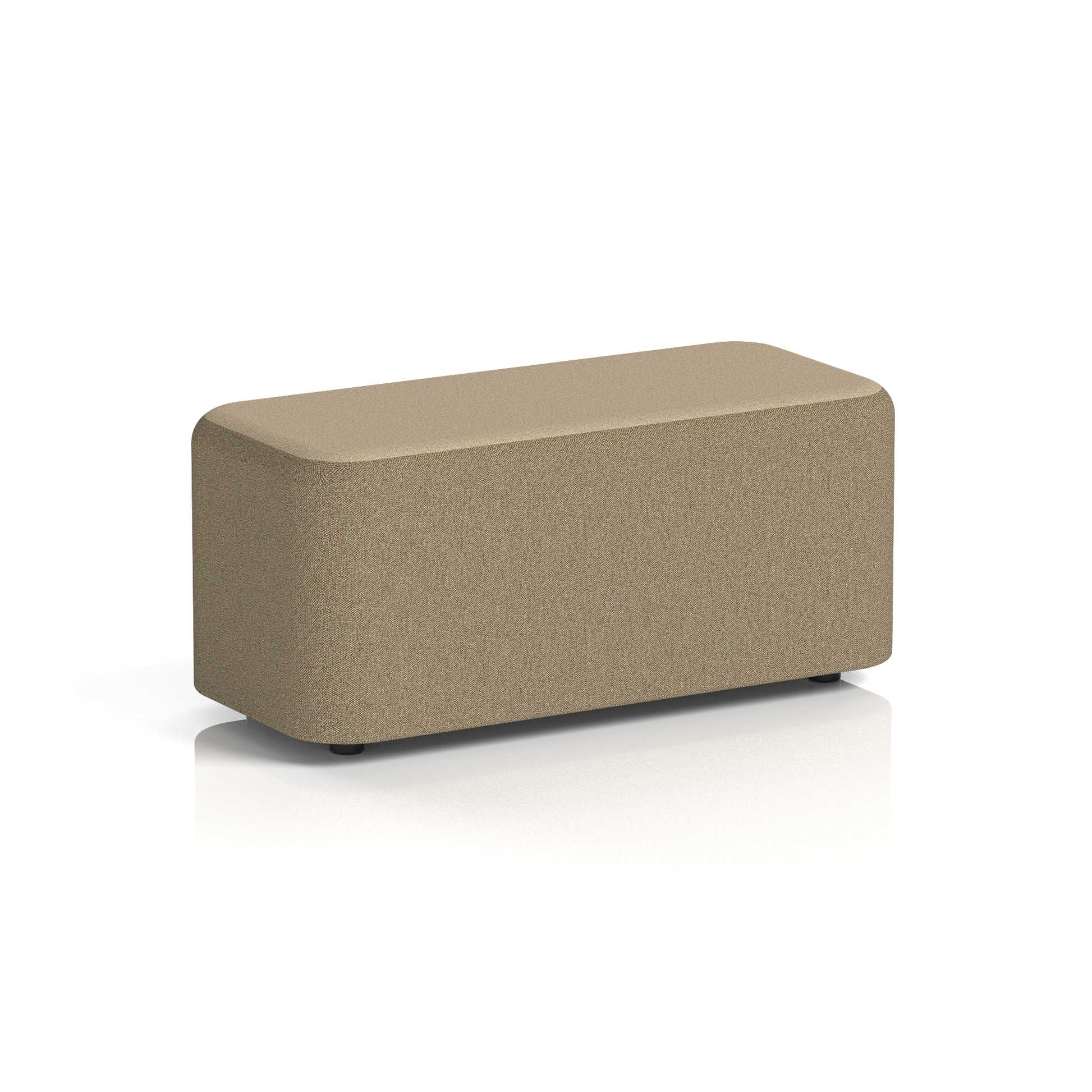 Harlestone Rectangular Stool in Two Tone