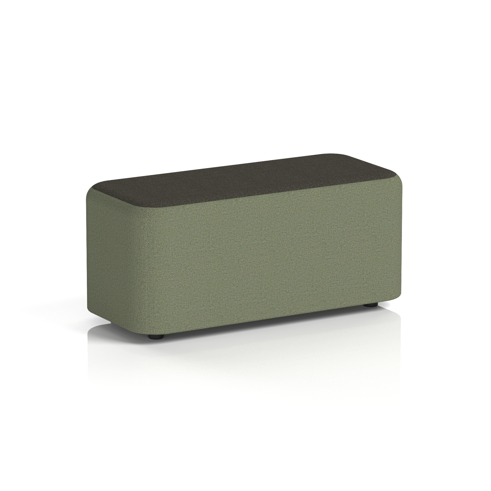 Harlestone Rectangular Stool in Two Tone