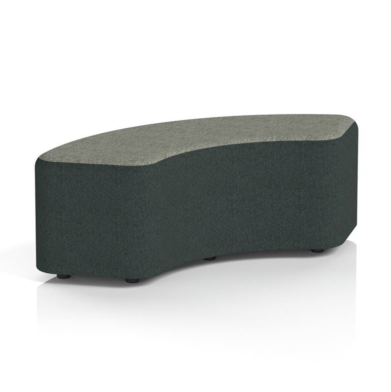 Harlestone Curved Stool in Two Tone