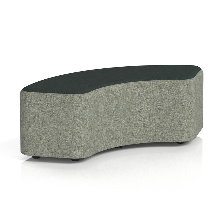 Harlestone Curved Stool in Two Tone