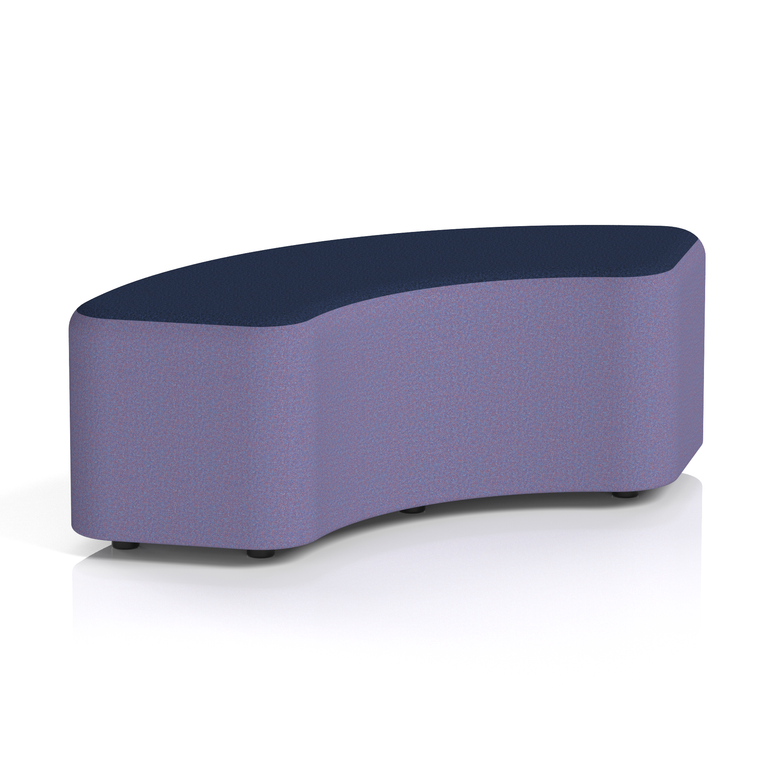 Harlestone Curved Stool in Two Tone