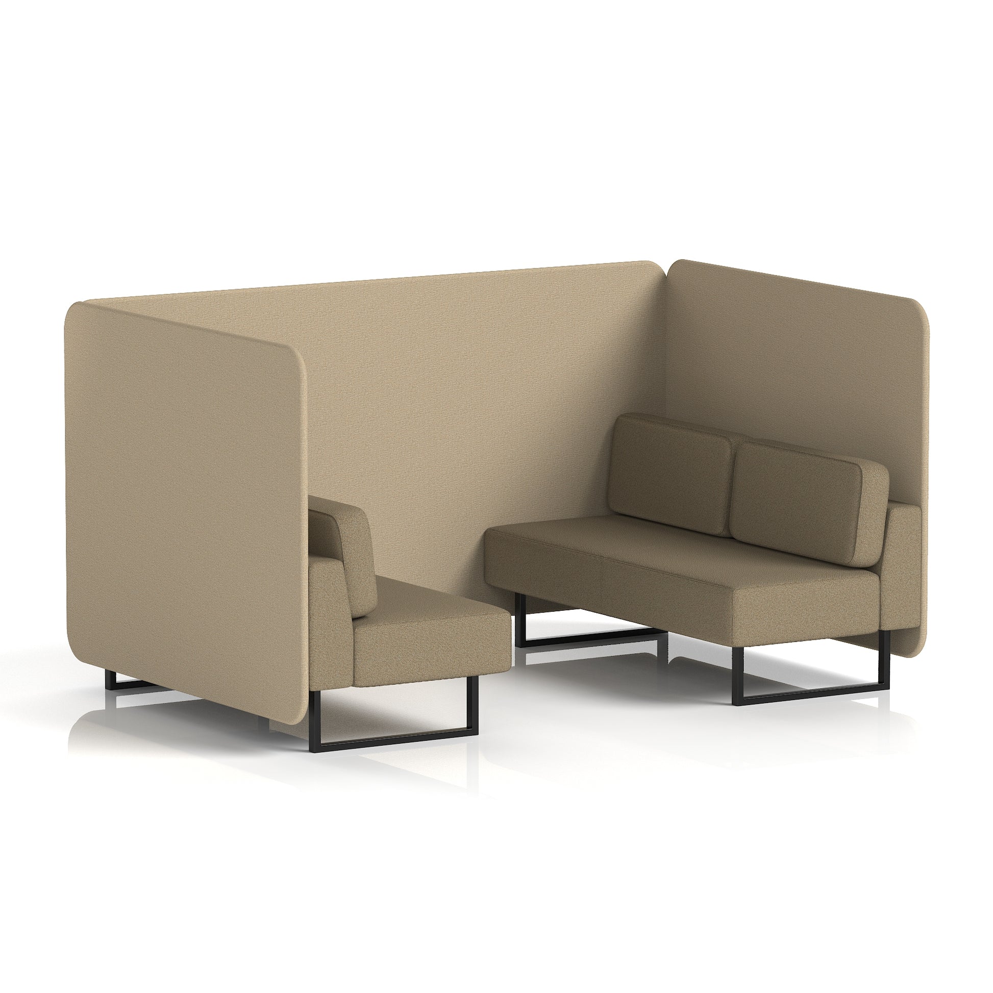 Brixworth Bench Booth in Two Tone
