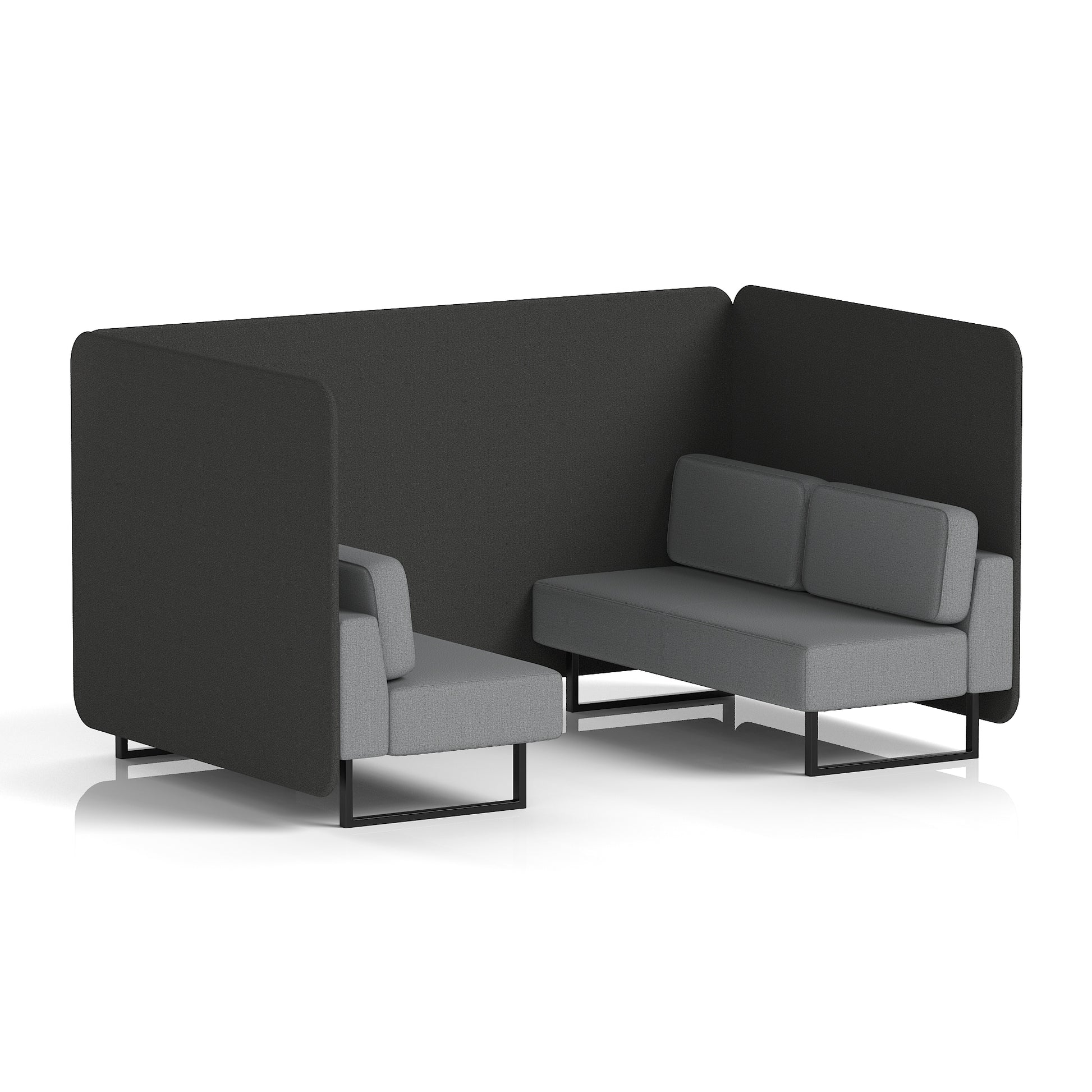 Brixworth Bench Booth in Two Tone
