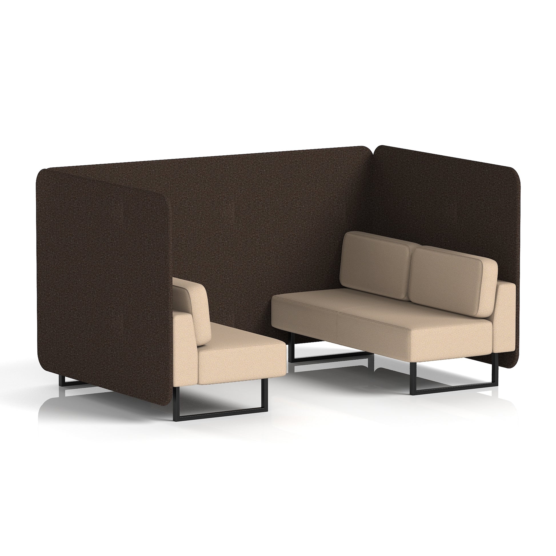 Brixworth Bench Booth in Two Tone