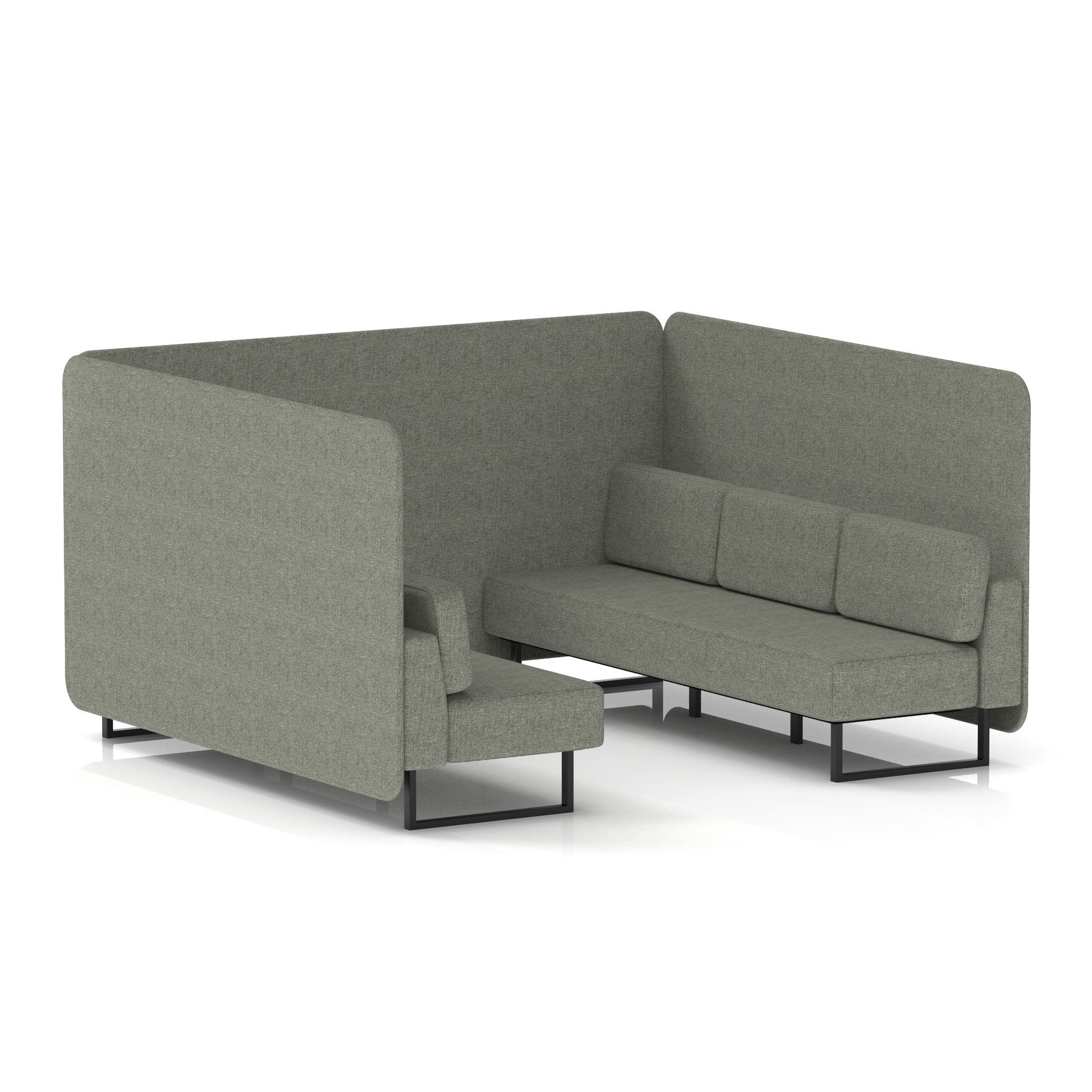 Brixworth Bench Booth in Single Tone