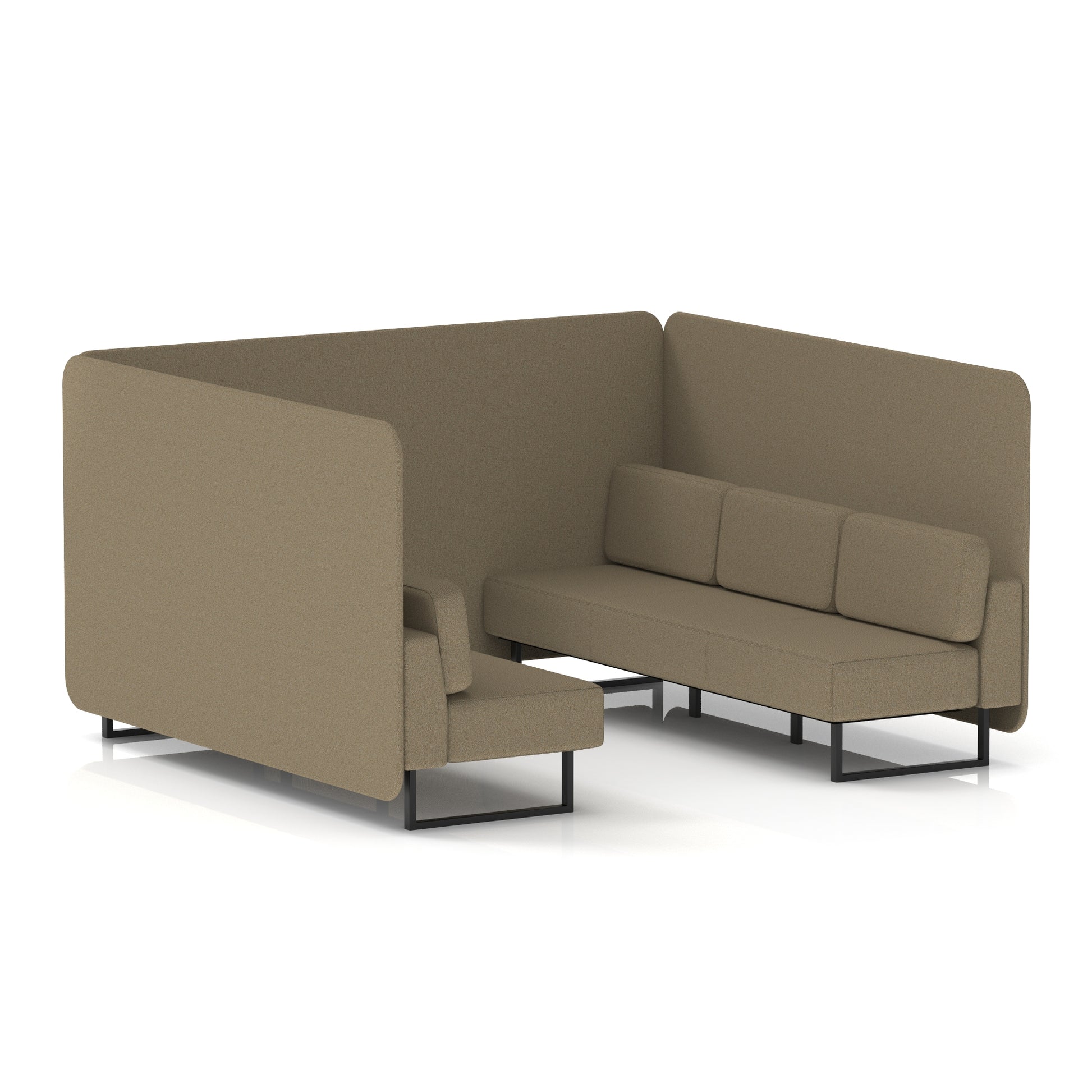 Brixworth Bench Booth in Single Tone