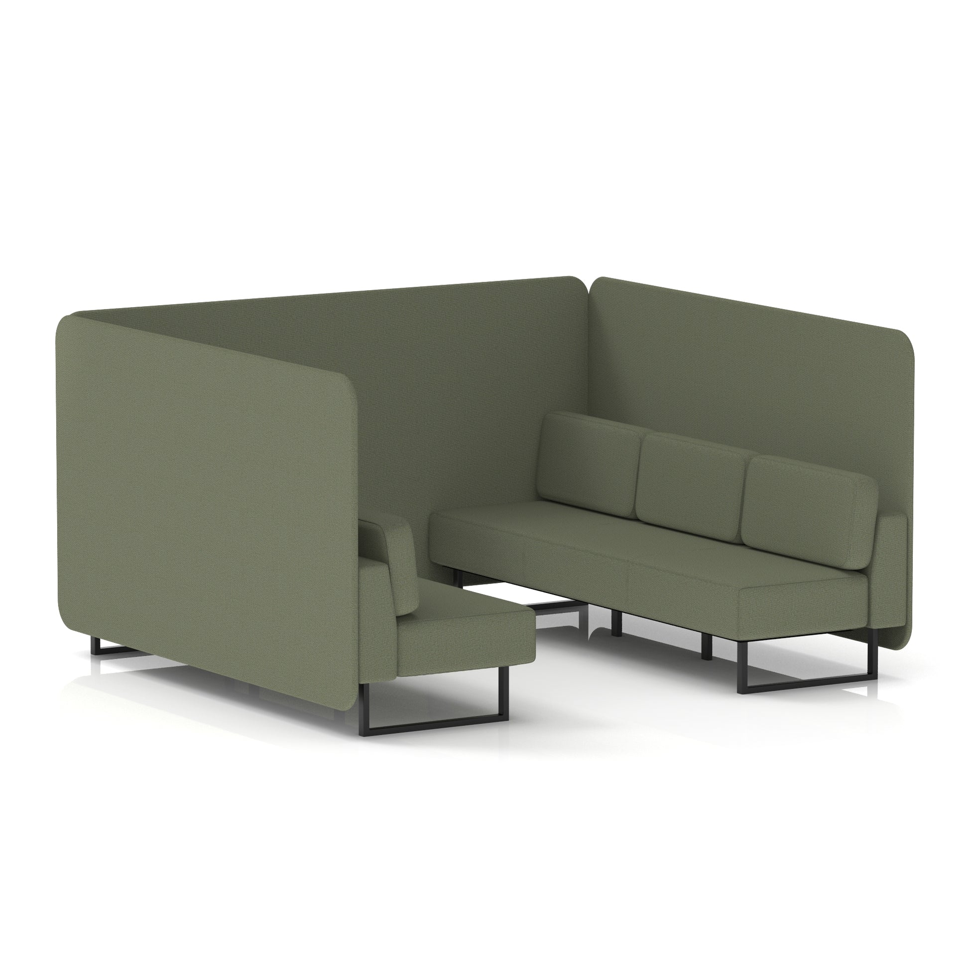 Brixworth Bench Booth in Single Tone