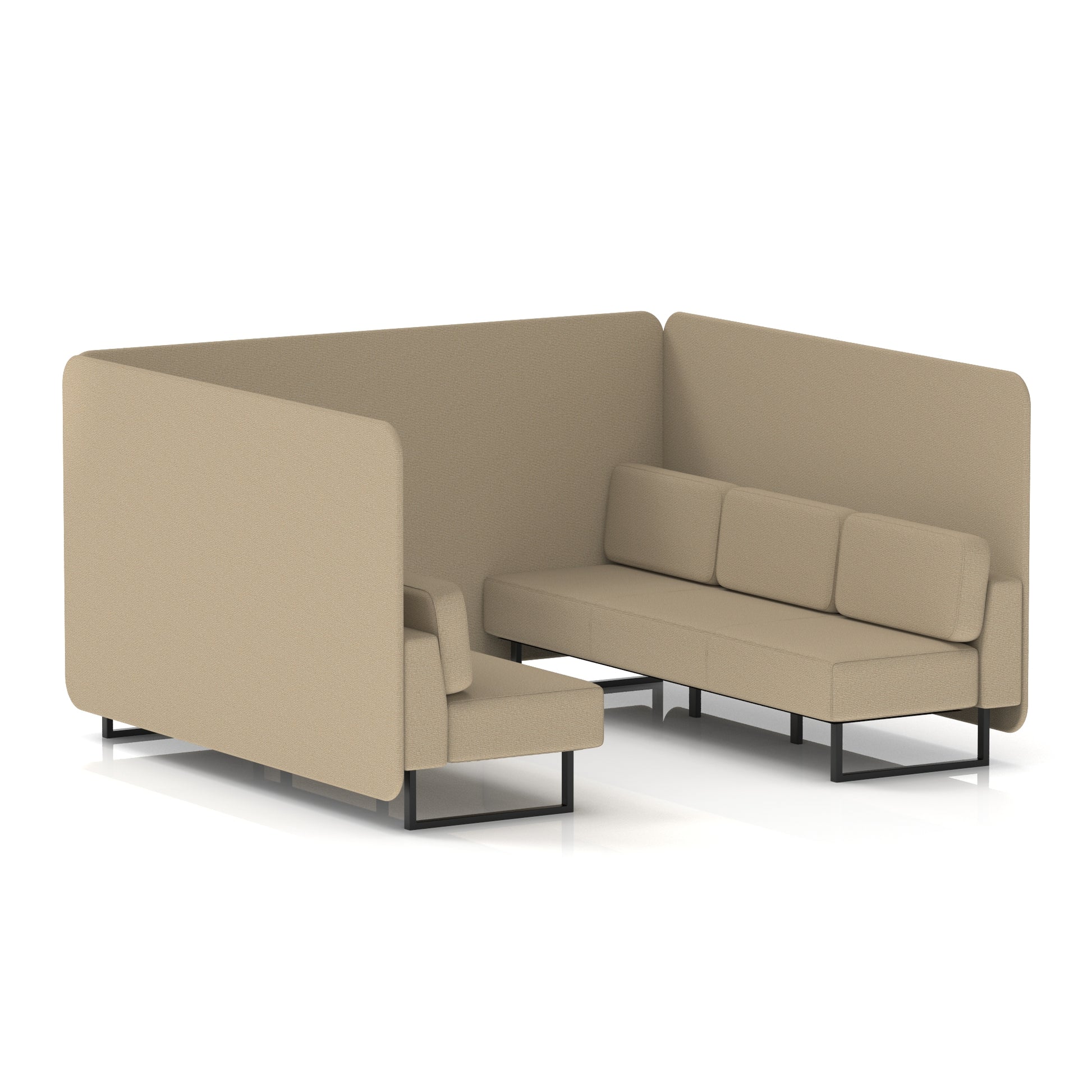 Brixworth Bench Booth in Single Tone