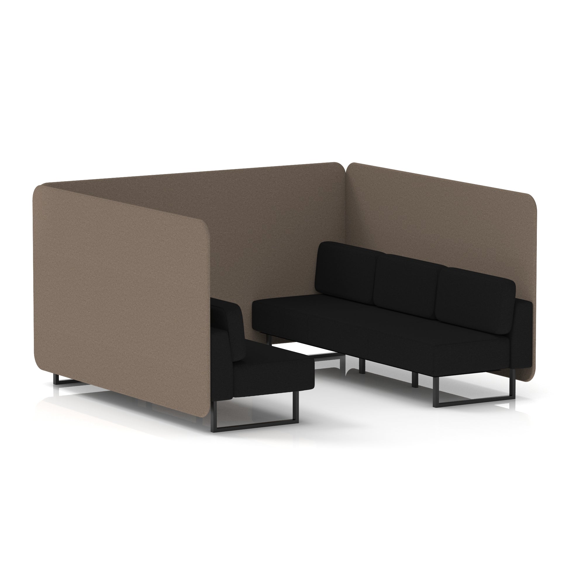 Brixworth Bench Booth in Two Tone