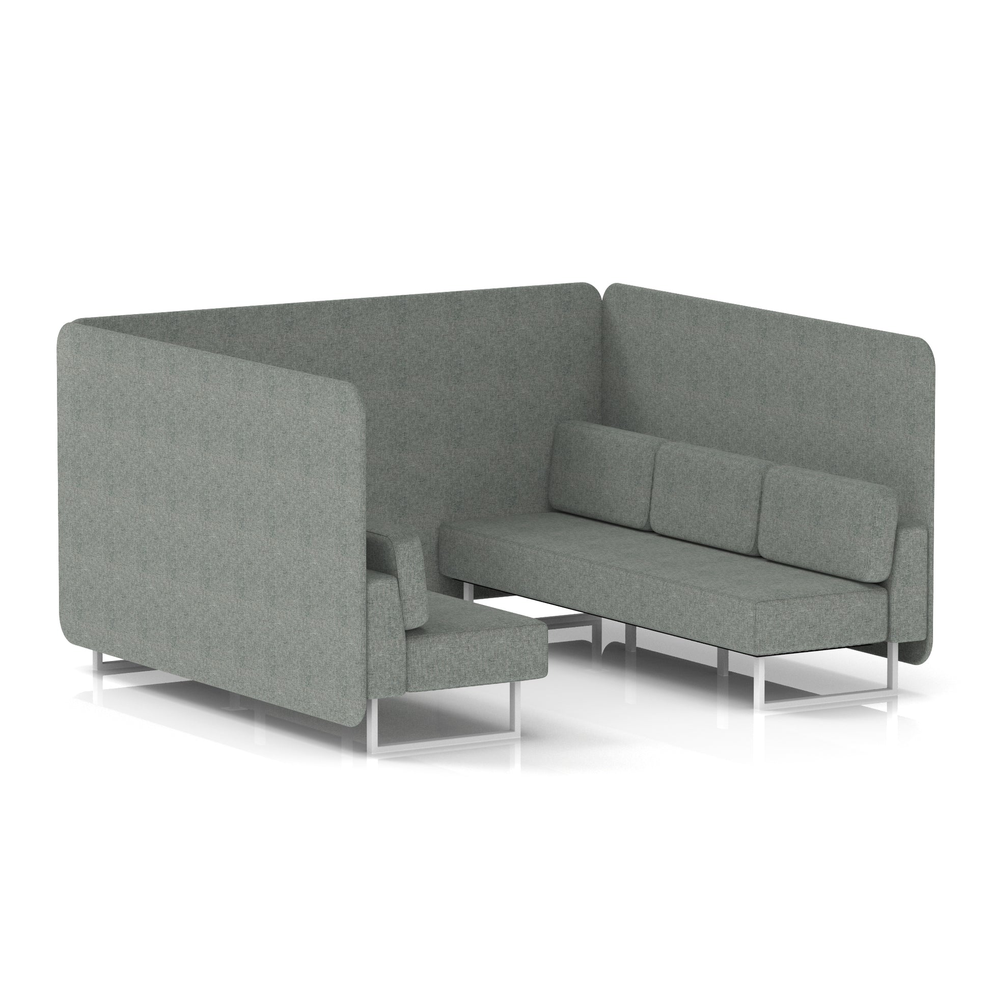 Brixworth Bench Booth in Single Tone