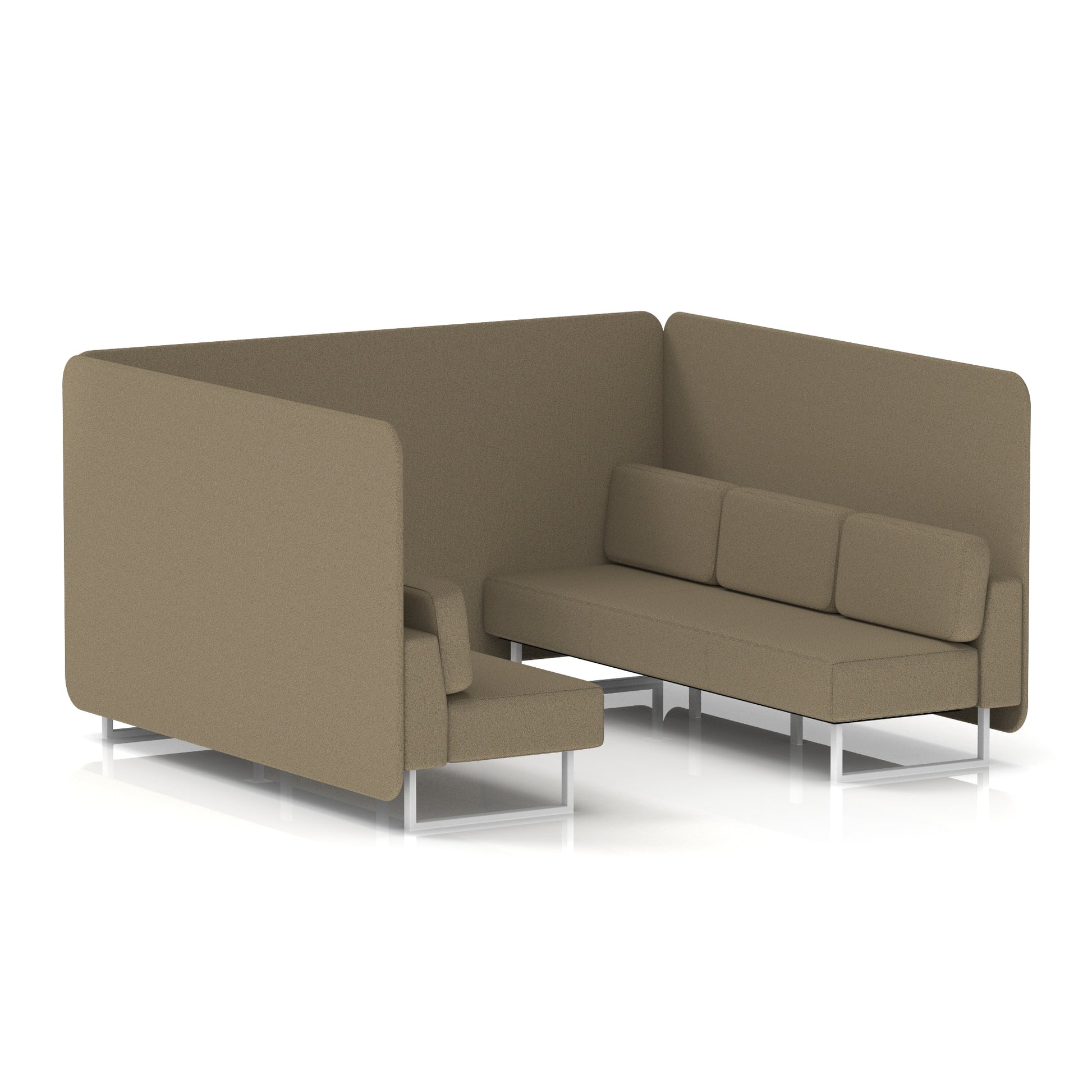Brixworth Bench Booth in Single Tone