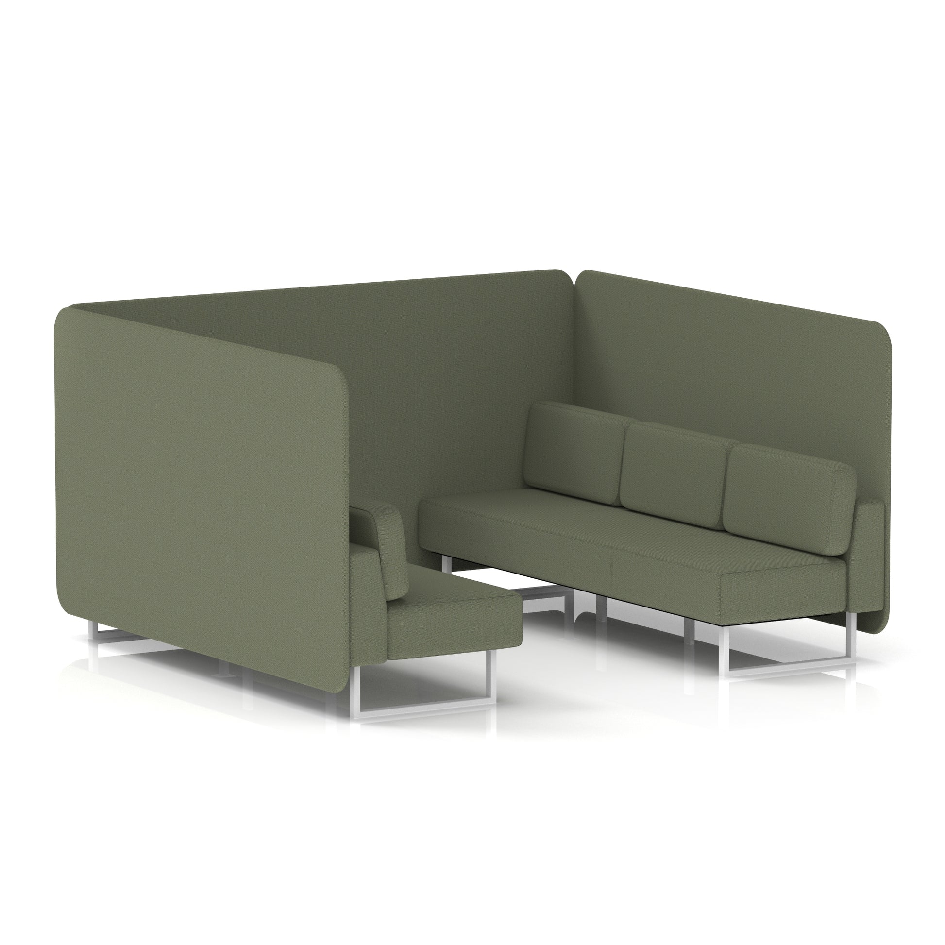 Brixworth Bench Booth in Single Tone