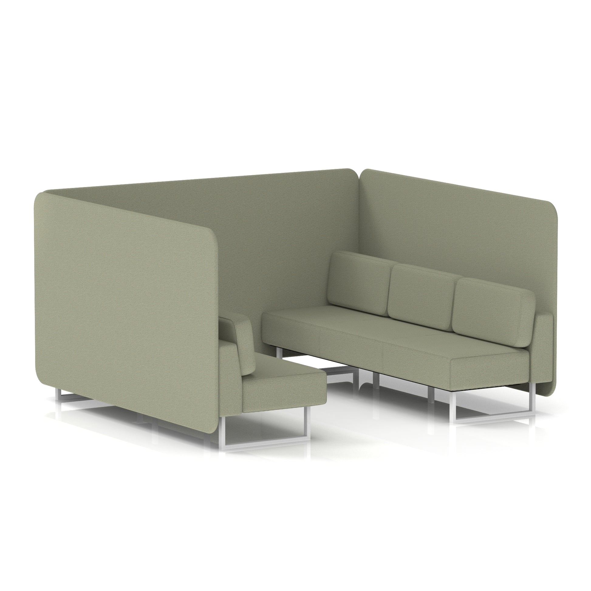 Brixworth Bench Booth in Single Tone