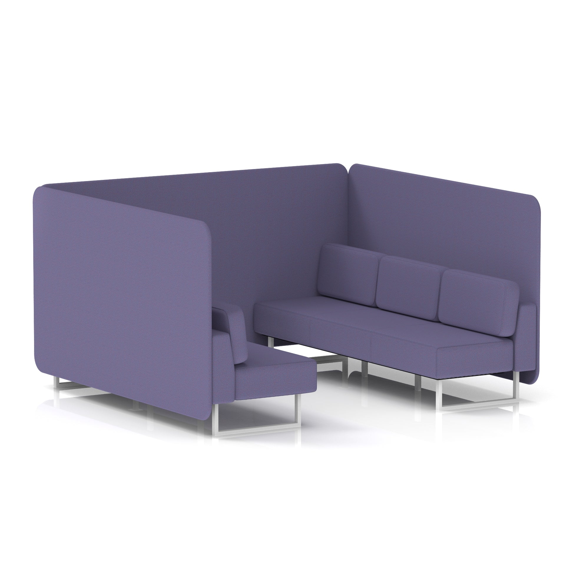 Brixworth Bench Booth in Single Tone