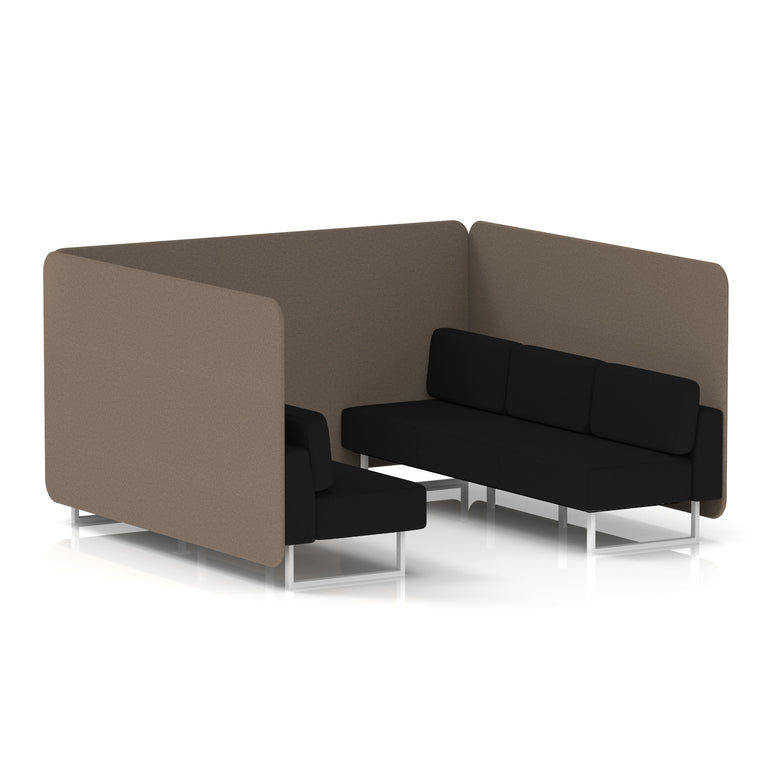 Brixworth Bench Booth in Two Tone