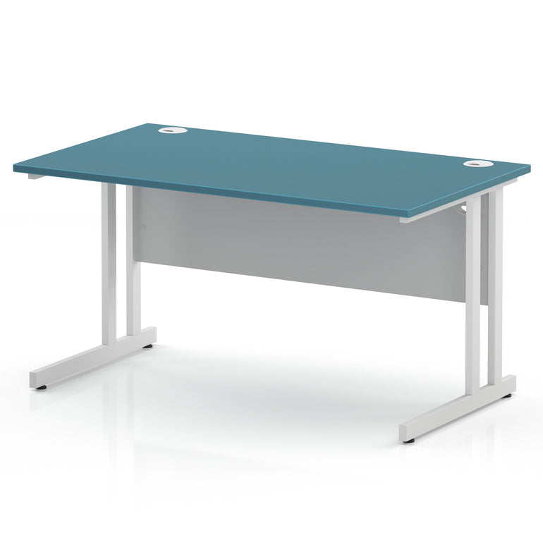 Impulse 1400mm Straight Desk Cantilever Leg