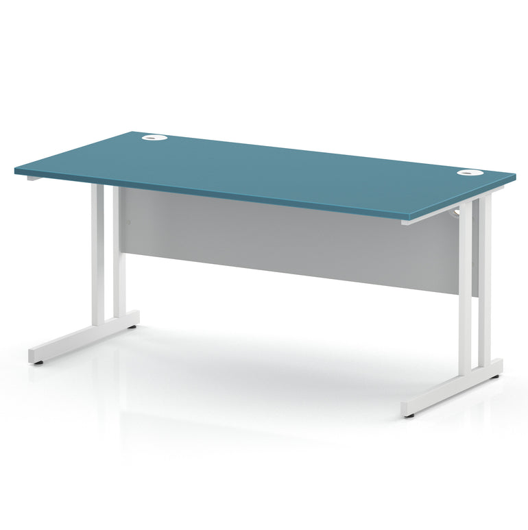 Impulse 1600mm Straight Desk Cantilever Leg
