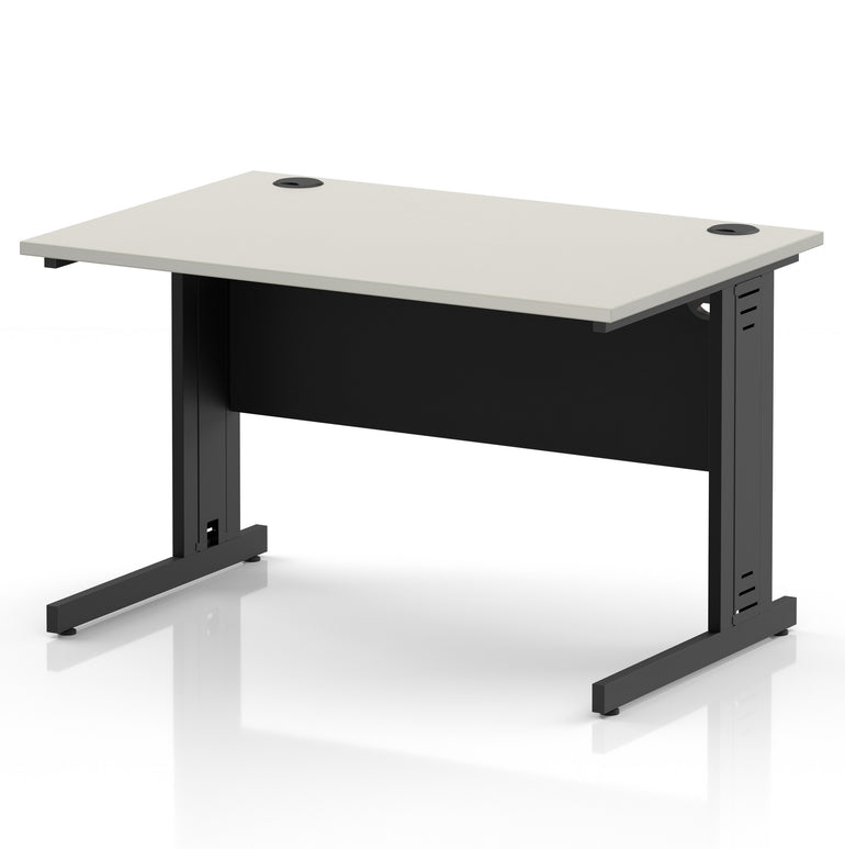 Impulse 1200mm Straight Desk Cable Managed Leg