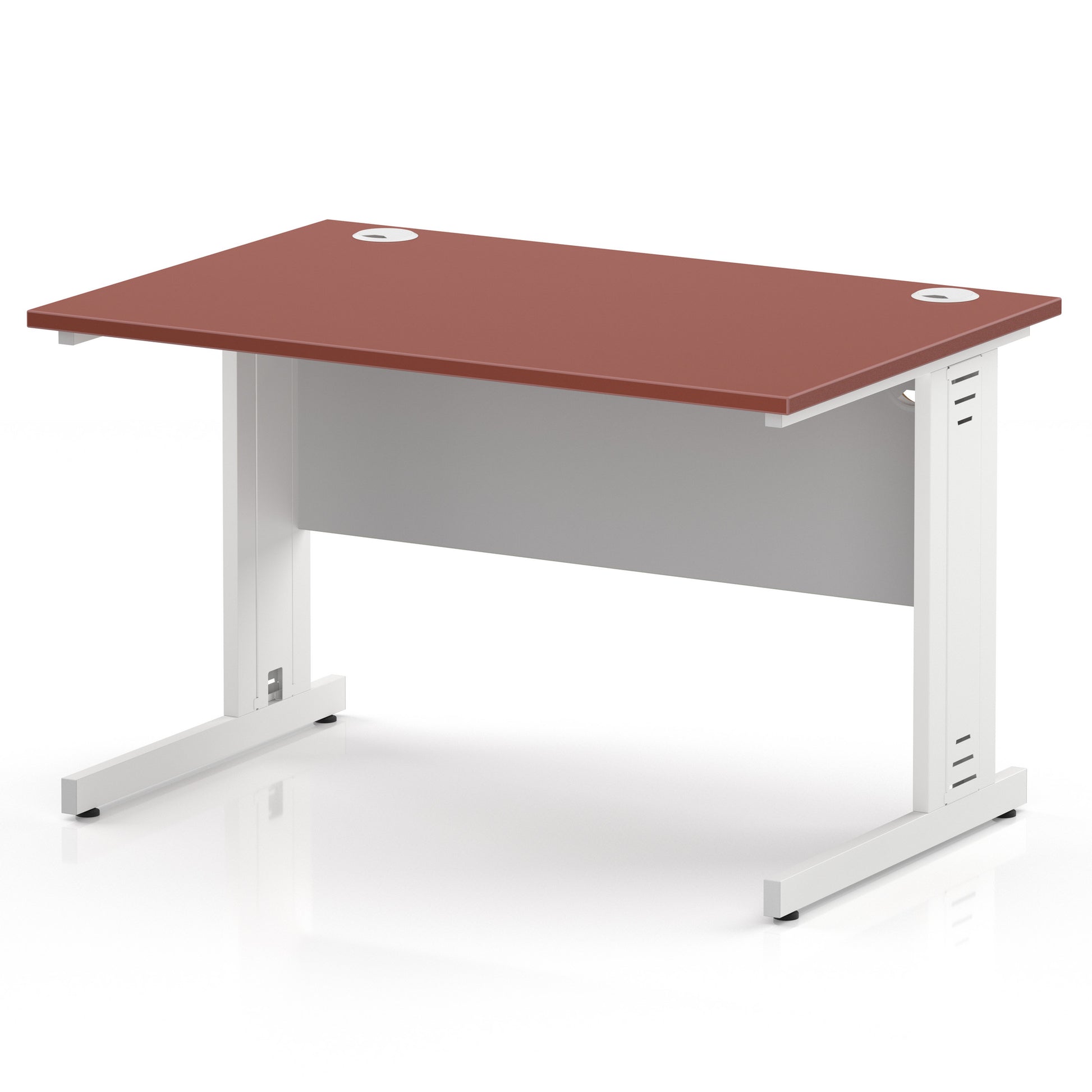 Impulse 1200mm Straight Desk Cable Managed Leg